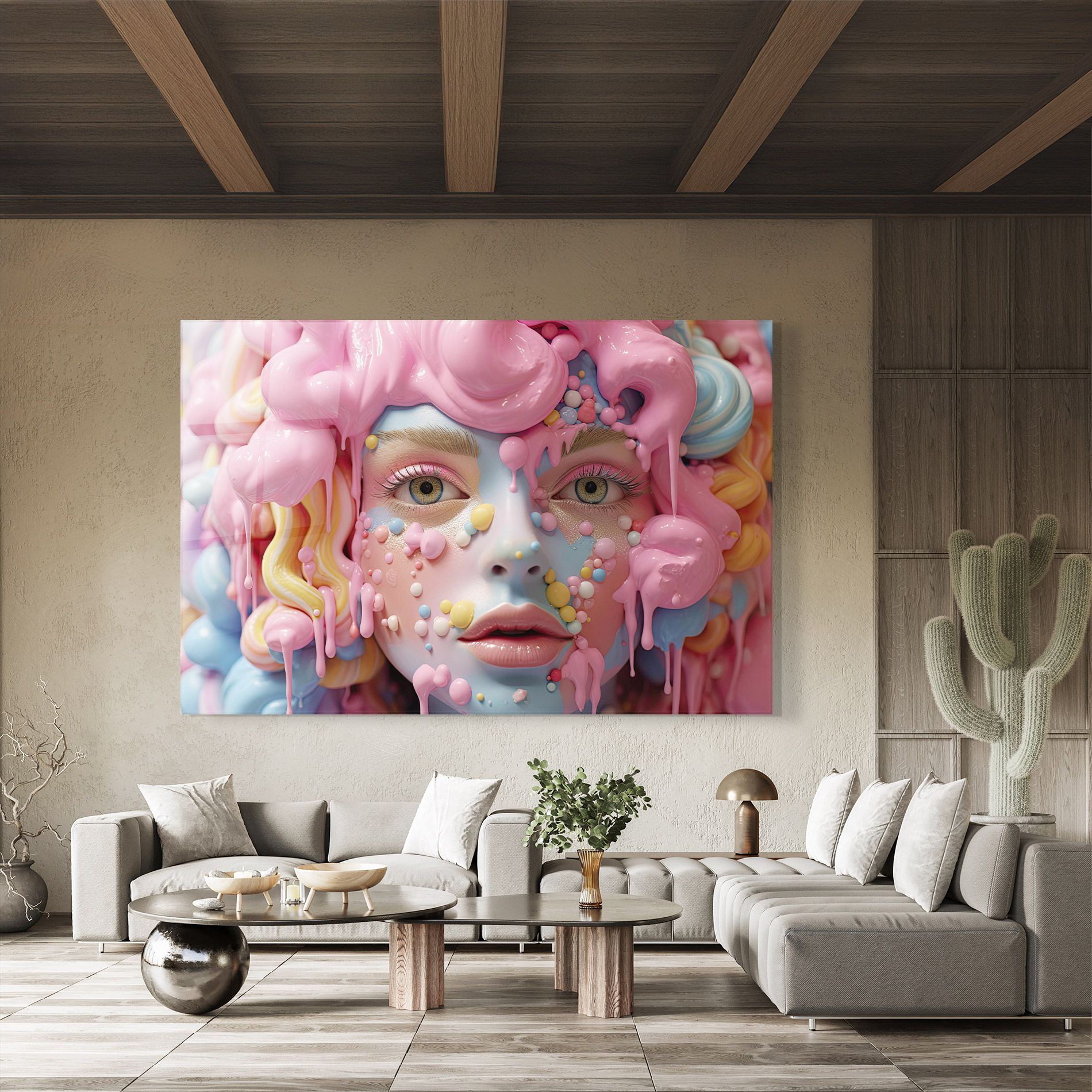 Candy Face Girl mockup 8