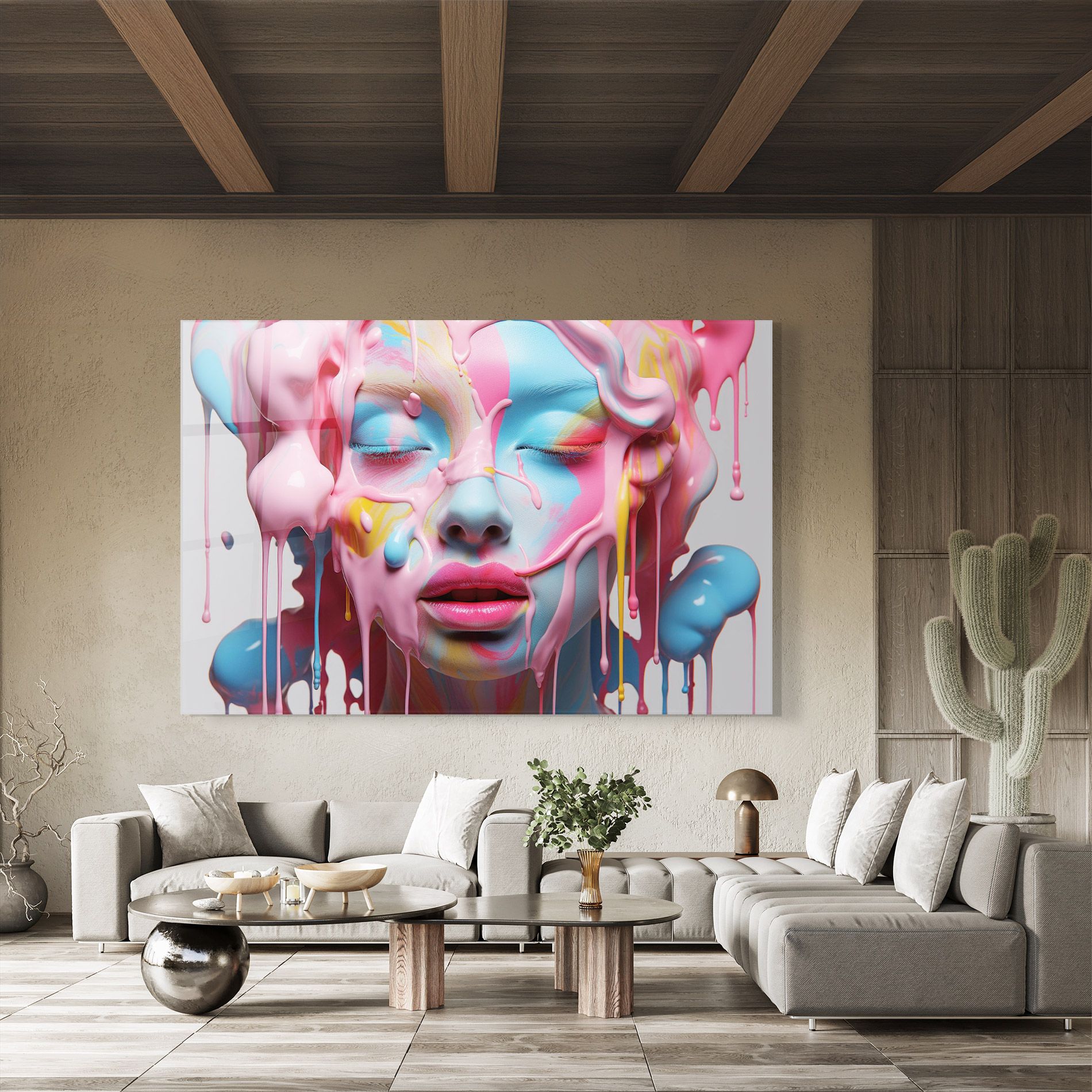 Colorful Face Paint mockup 8