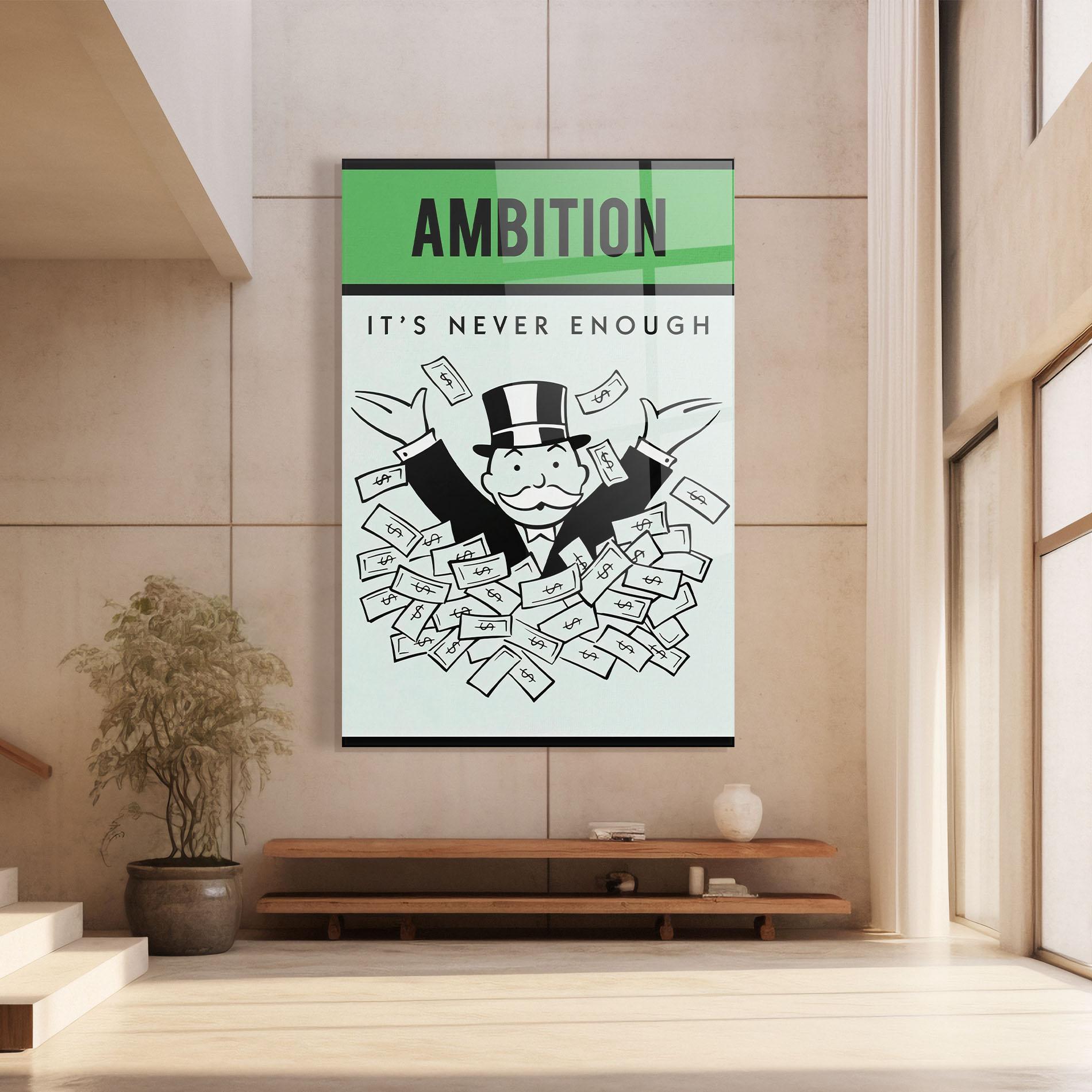 Glasbild Ambition mockup 8