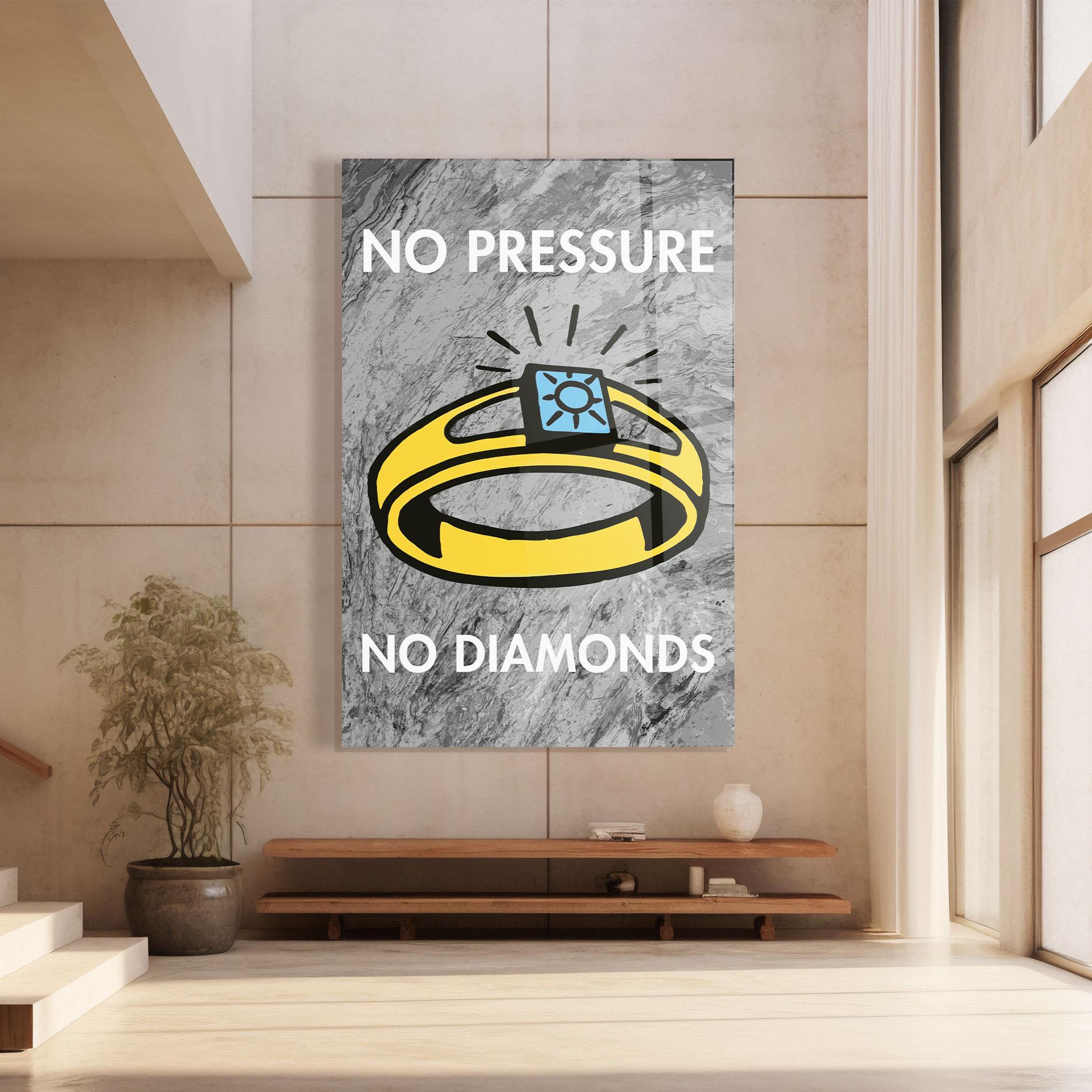 Glasbild Diamonds mockup 8