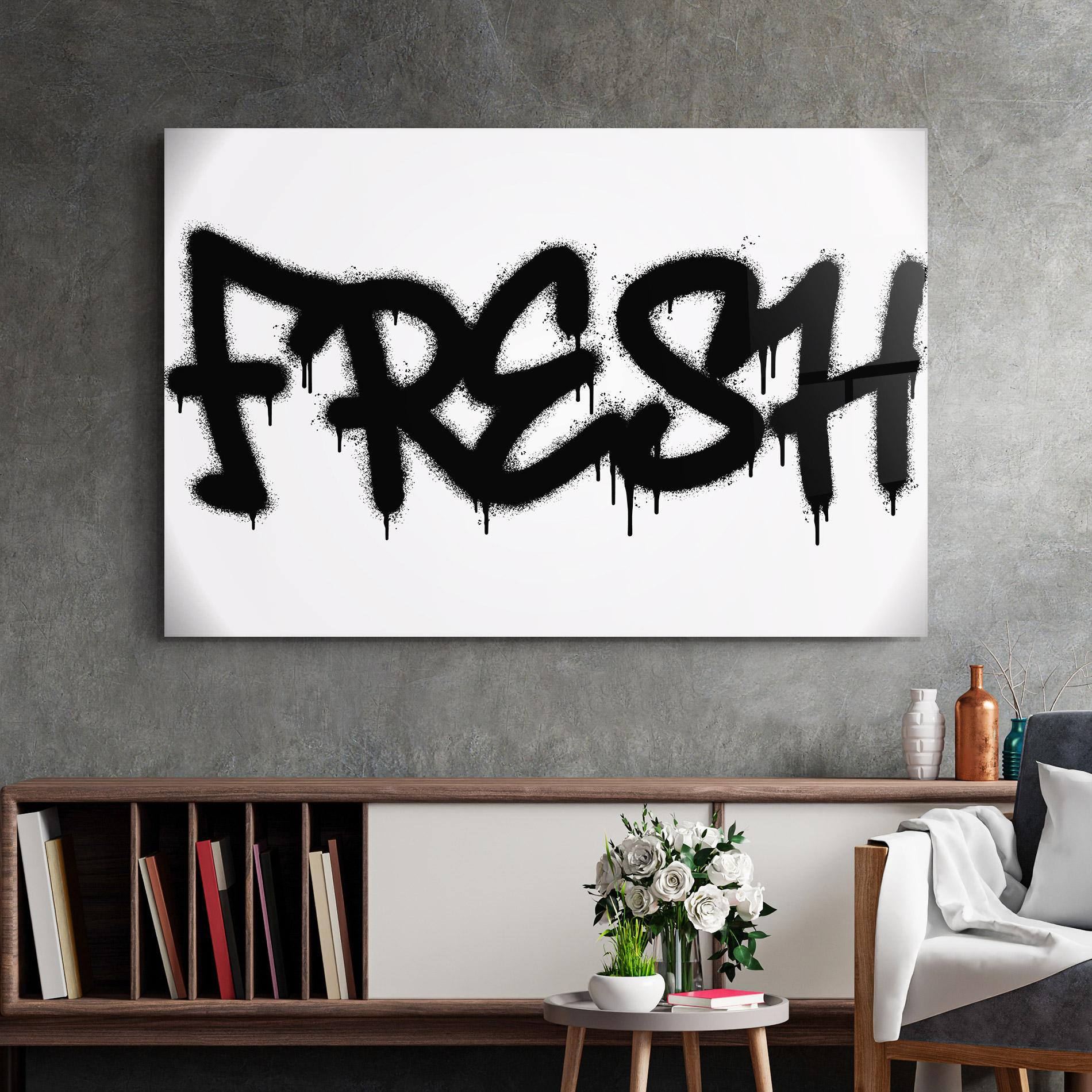Glasbild Fresh Spray mockup 2
