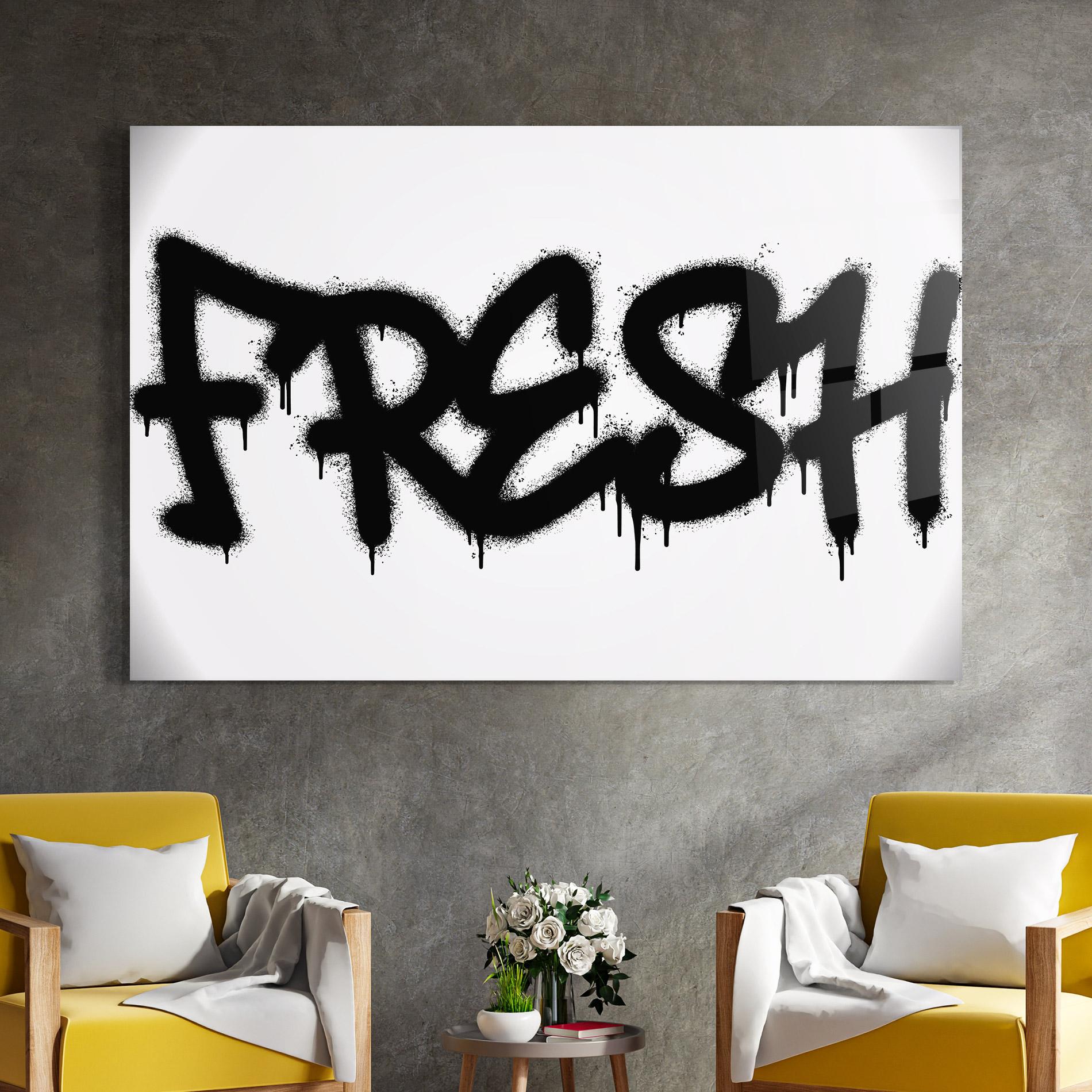 Glasbild Fresh Spray mockup 4