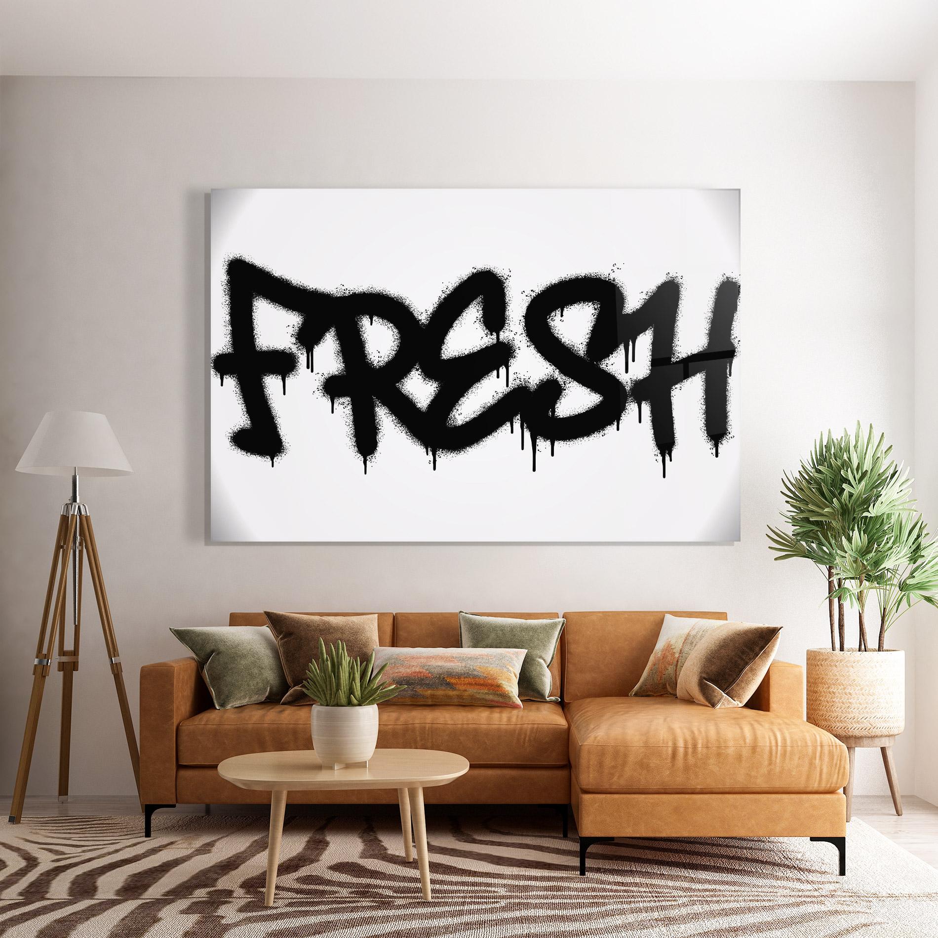 Glasbild Fresh Spray mockup 7