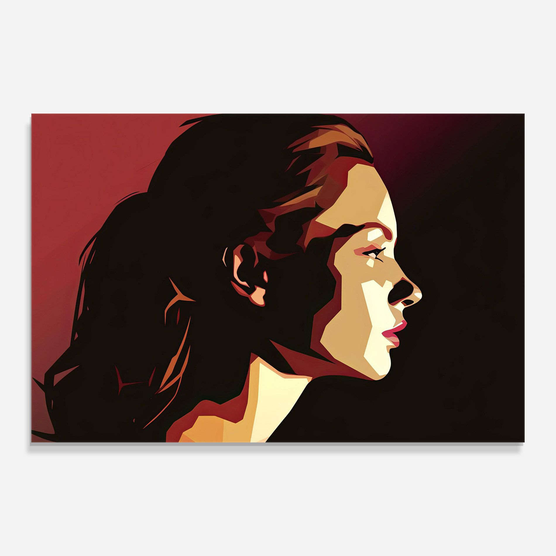 Cream Red Pop Art mockup 0