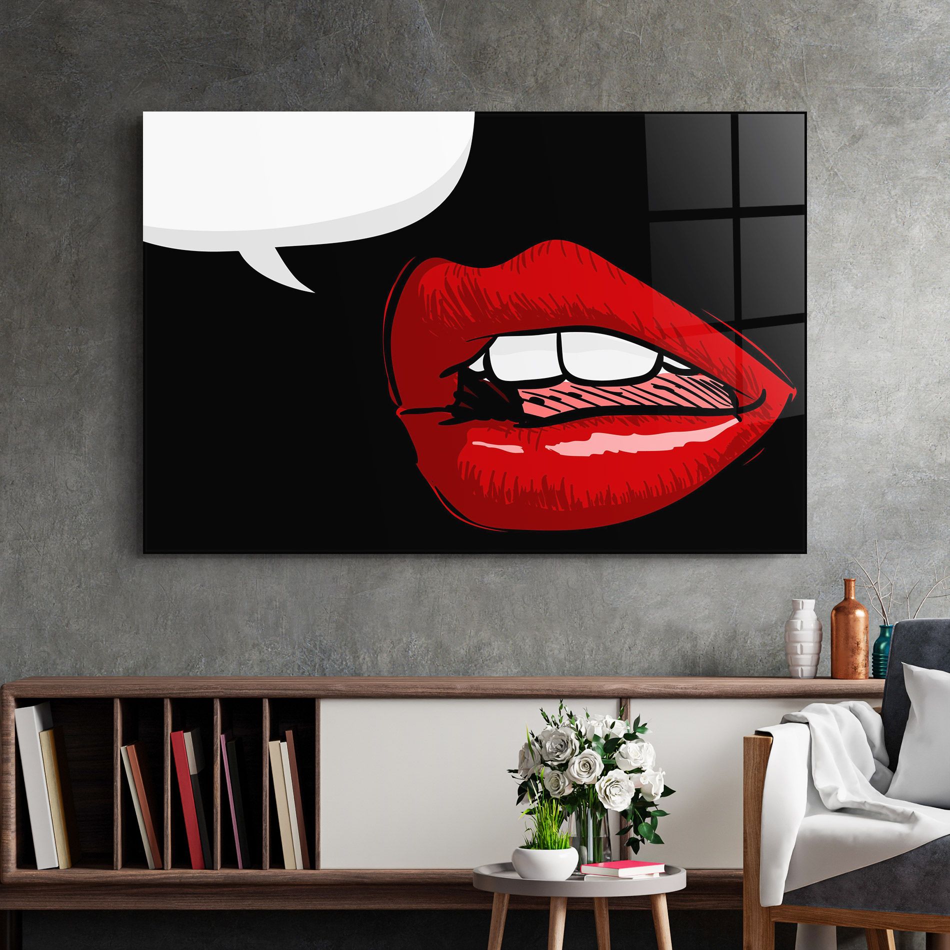 Pop Red Lips mockup 2