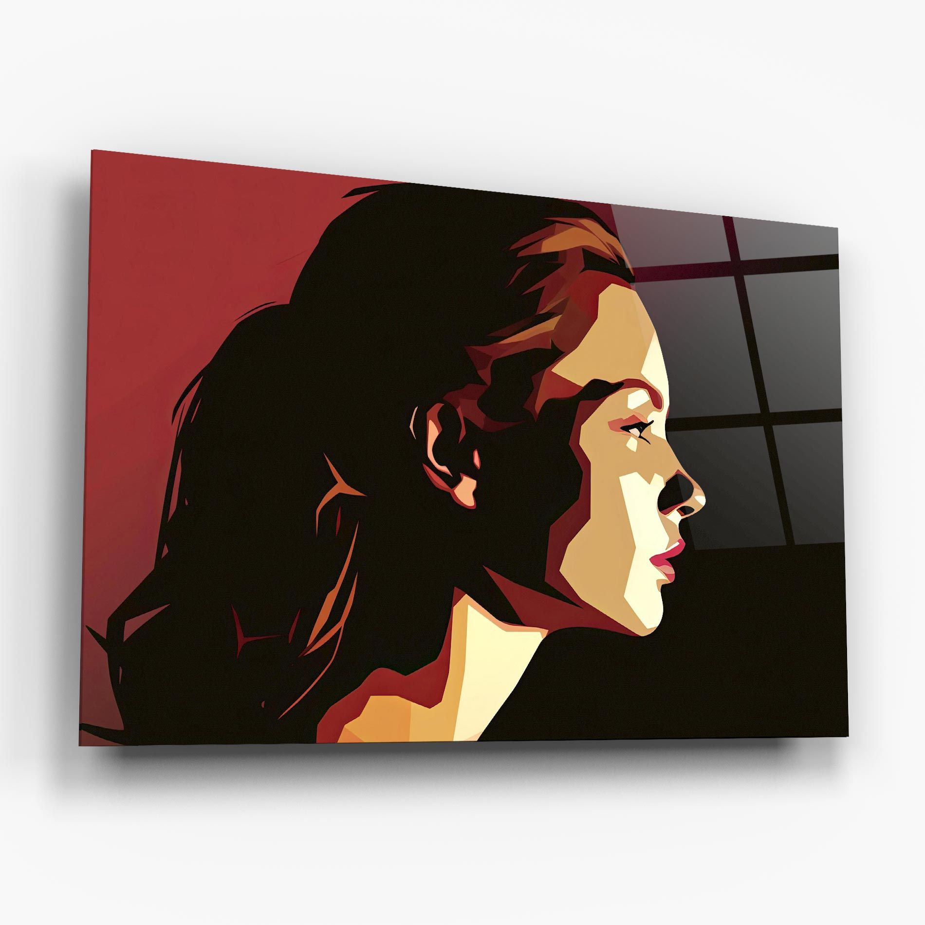 Cream Red Pop Art mockup 6