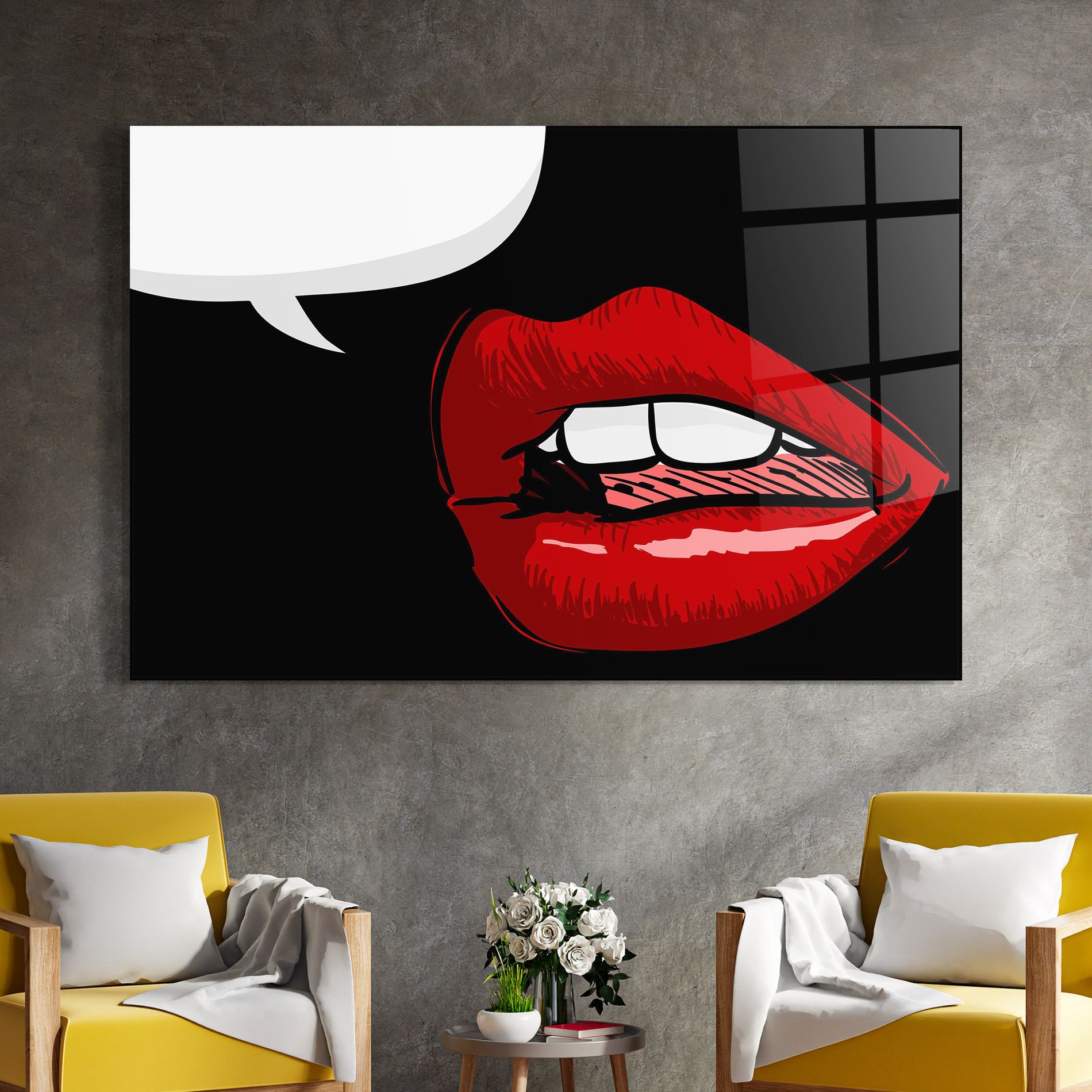 Pop Red Lips mockup 4