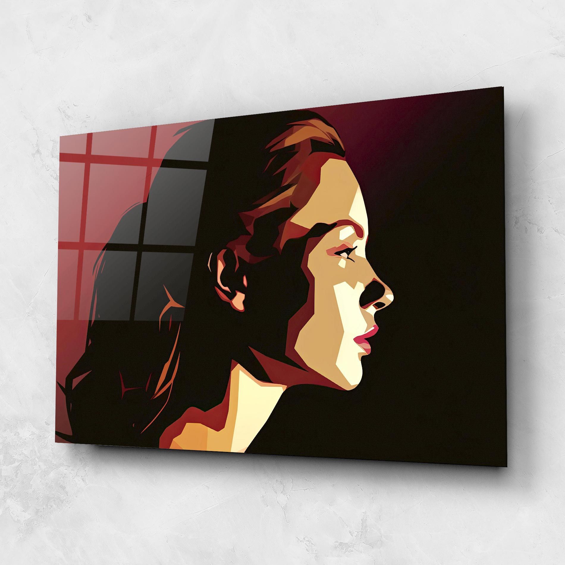 Cream Red Pop Art mockup 1