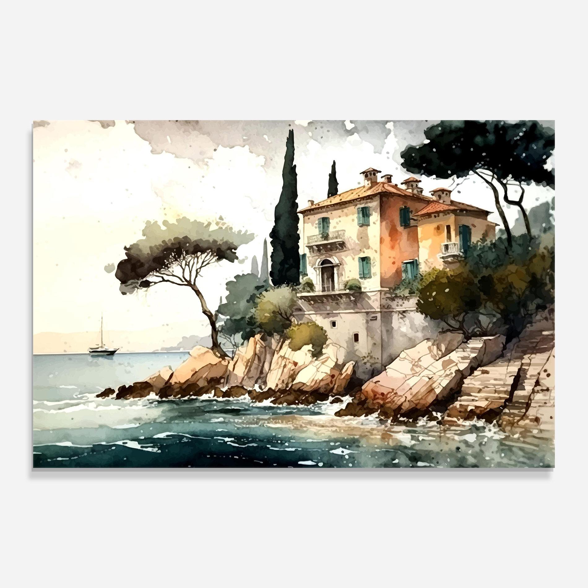 Glasbild Stunning Painting mockup 0