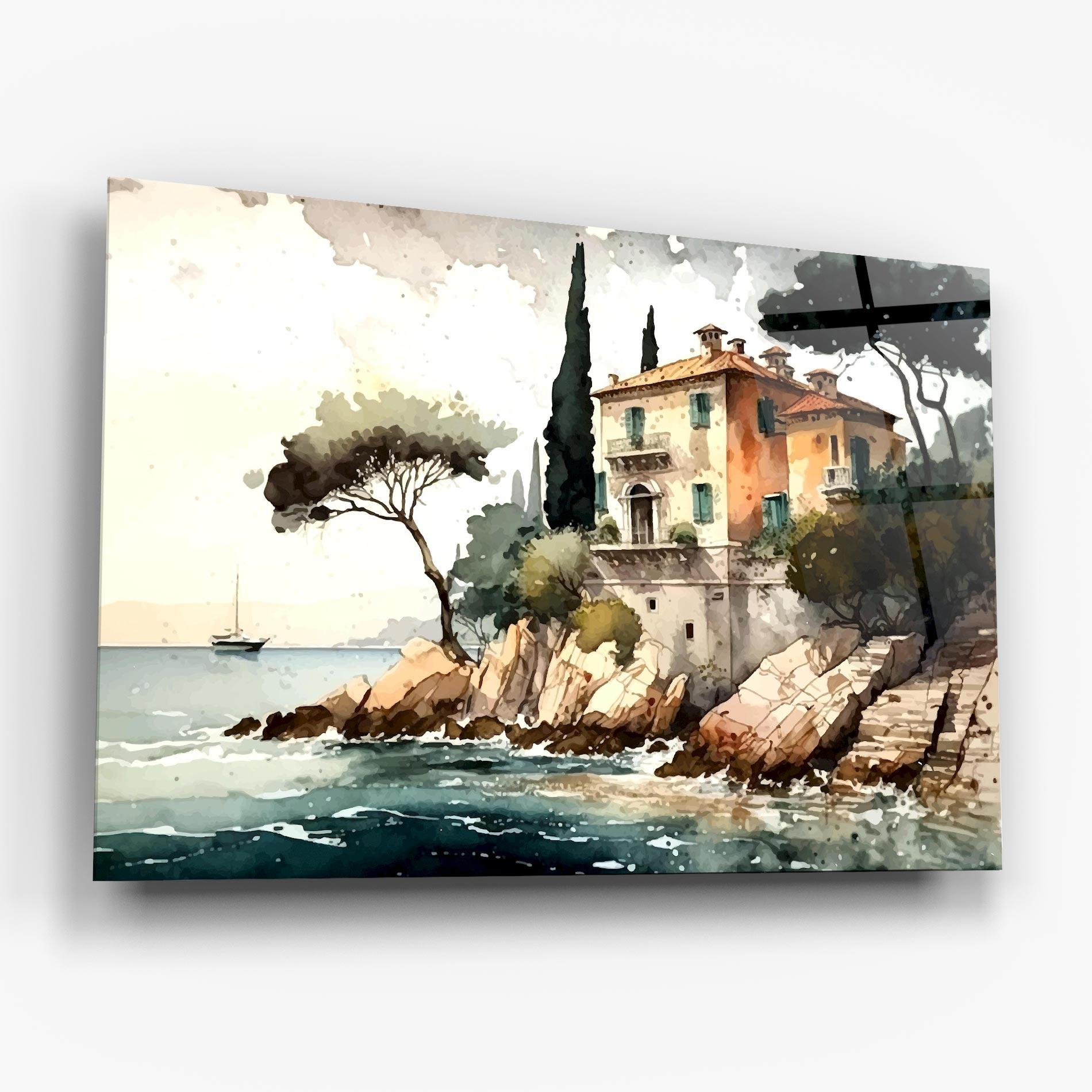 Glasbild Stunning Painting mockup 6