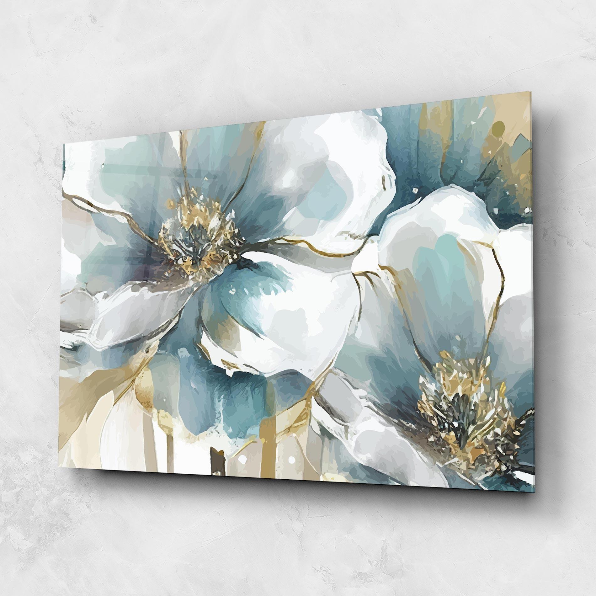 Glasbild Flower Mix Art mockup 1