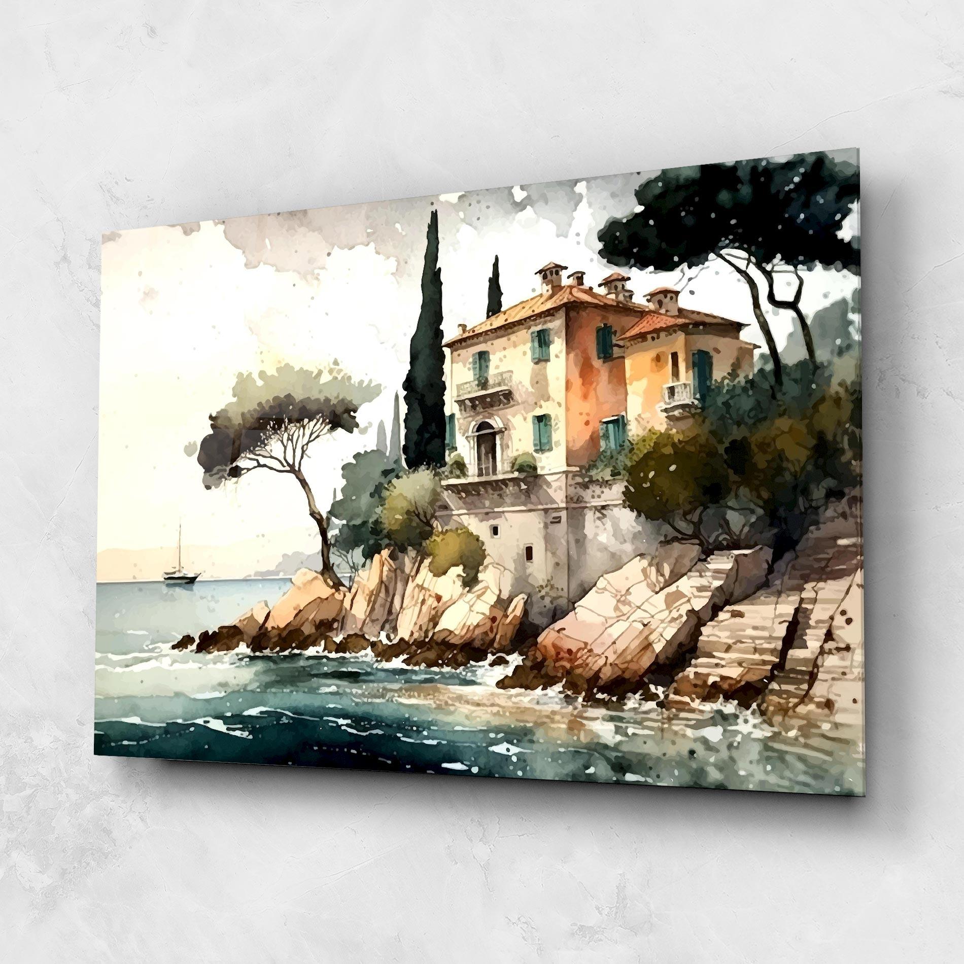 Glasbild Stunning Painting mockup 1