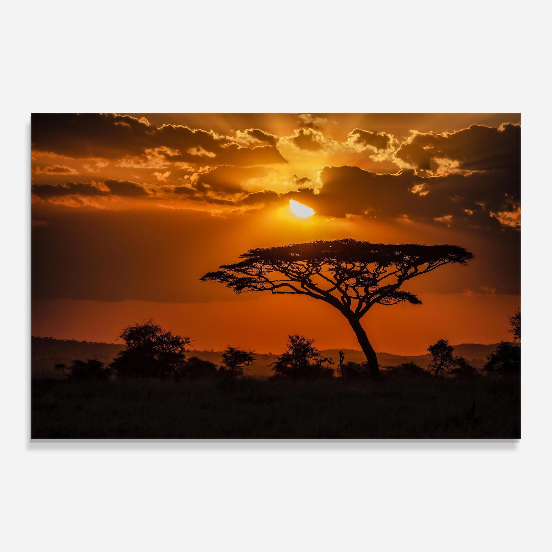 Glasbild Mesmerizing View mockup 0