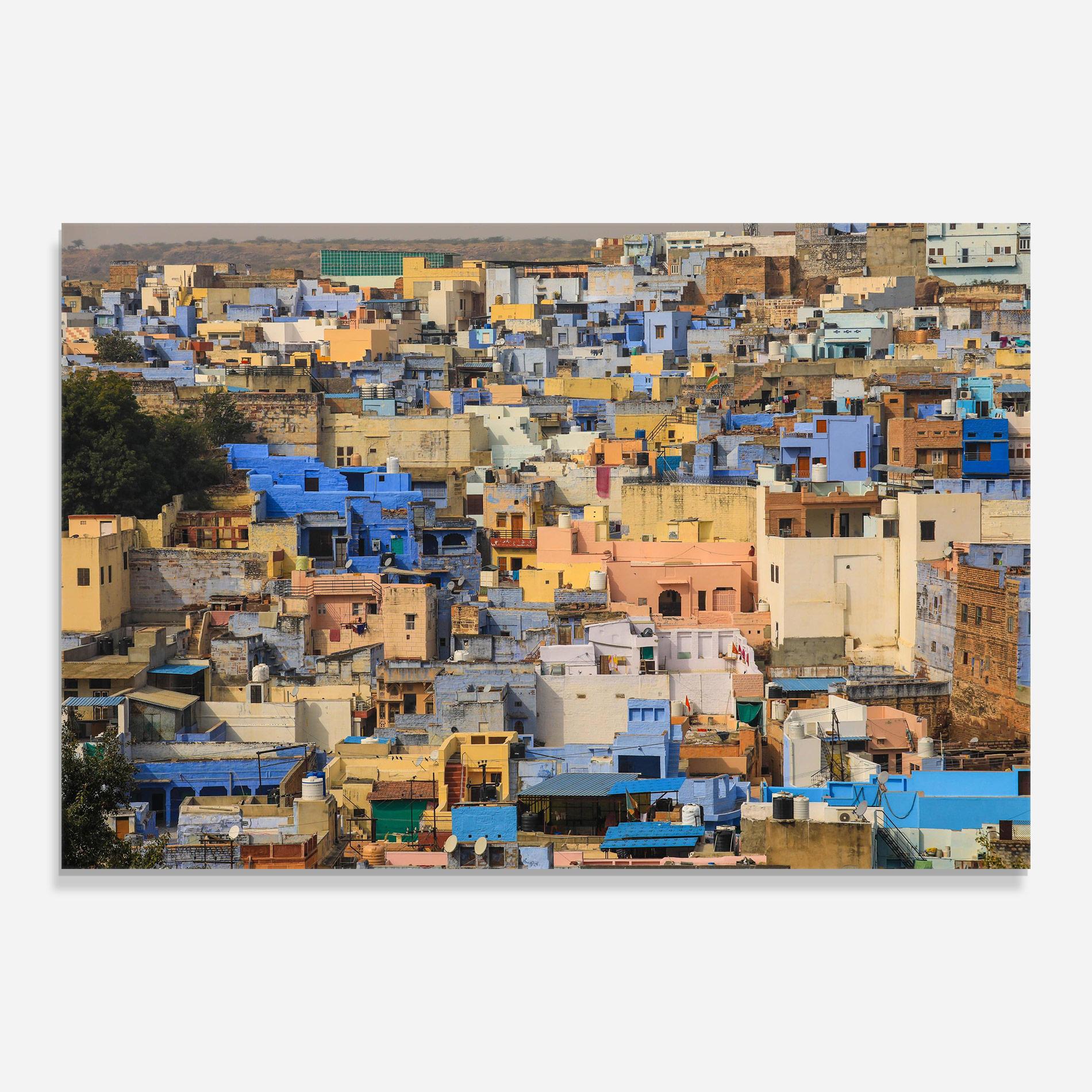 Glasbild Rajasthan View India mockup 0