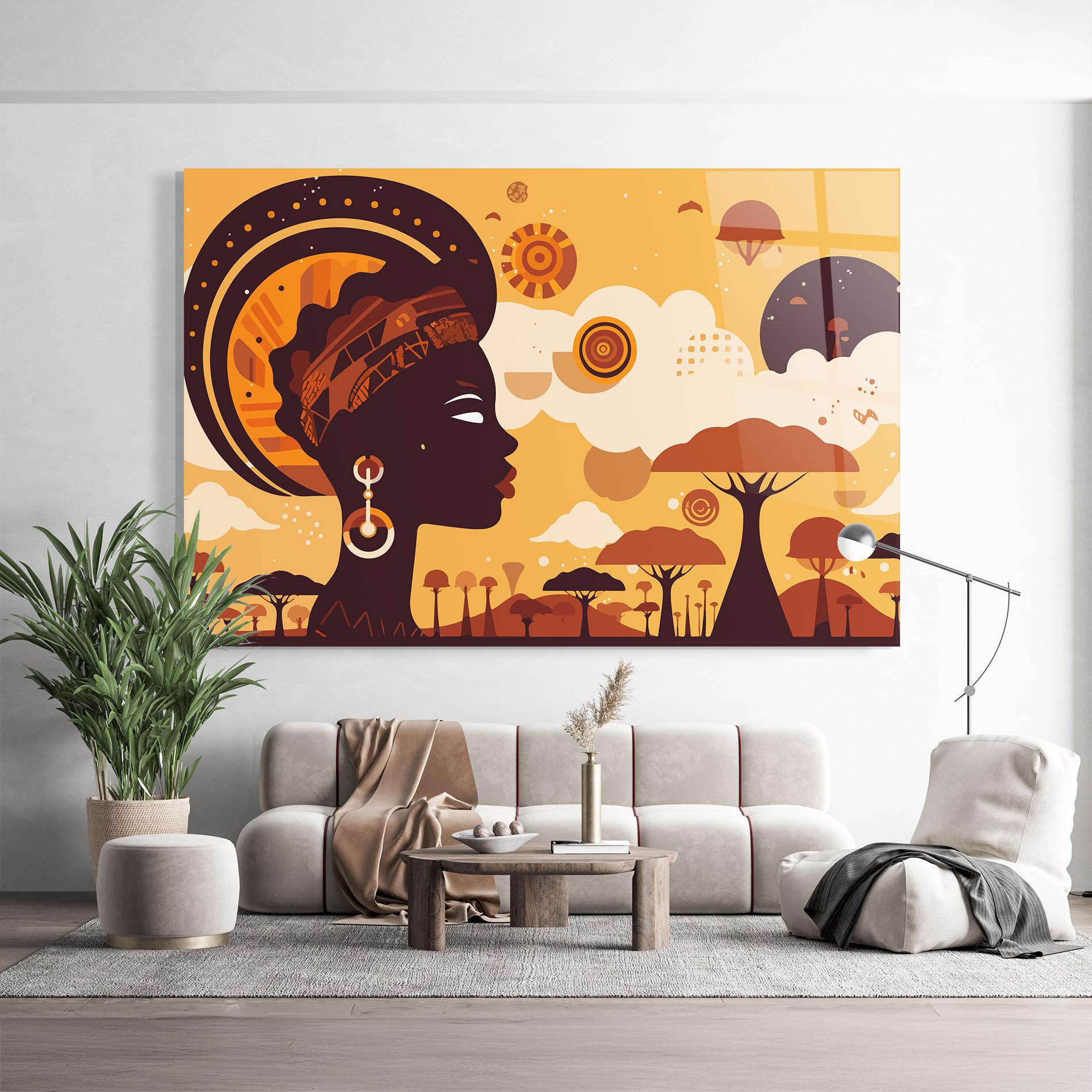 Glasbild African Art mockup 9