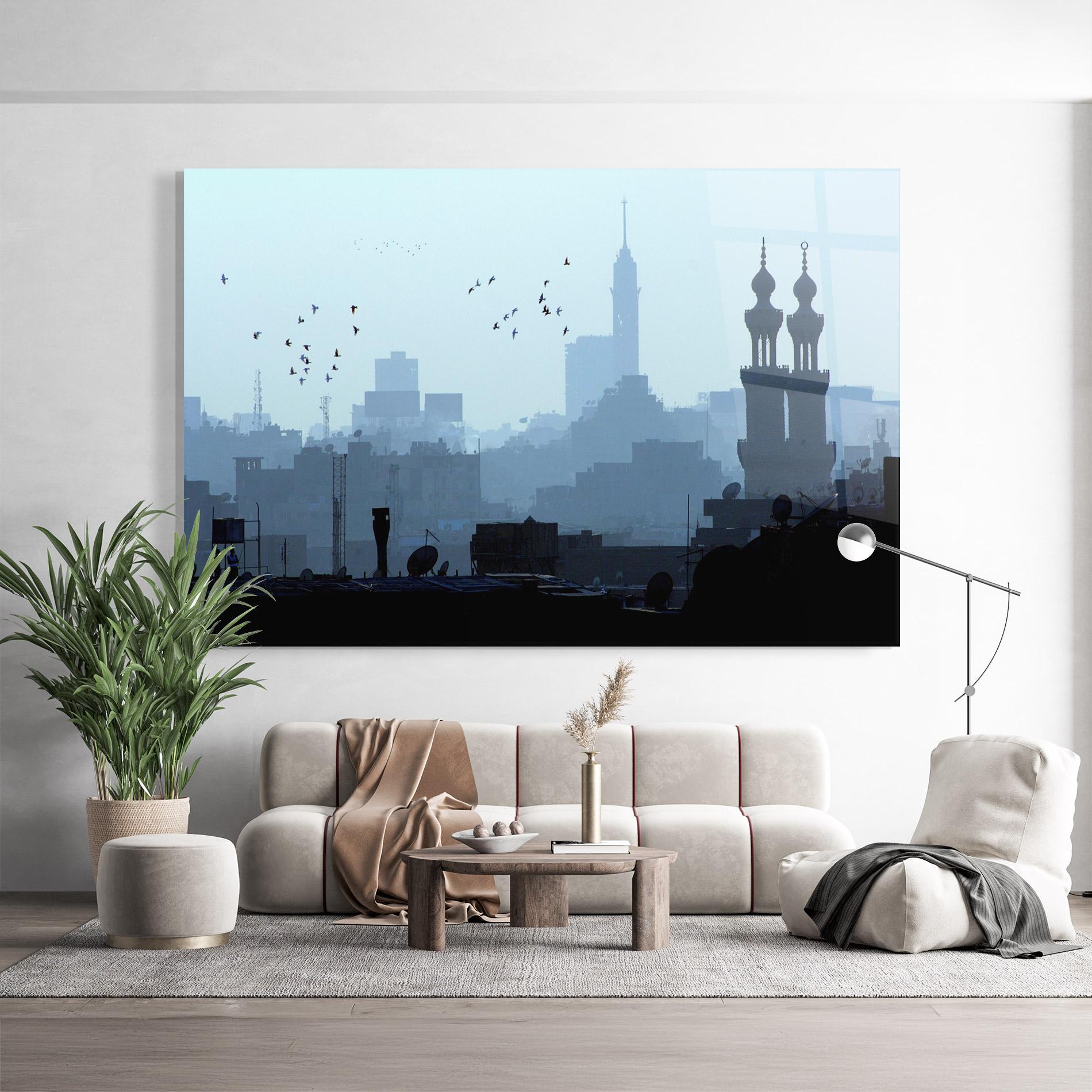 Glasbild Cairo Skyline mockup 9