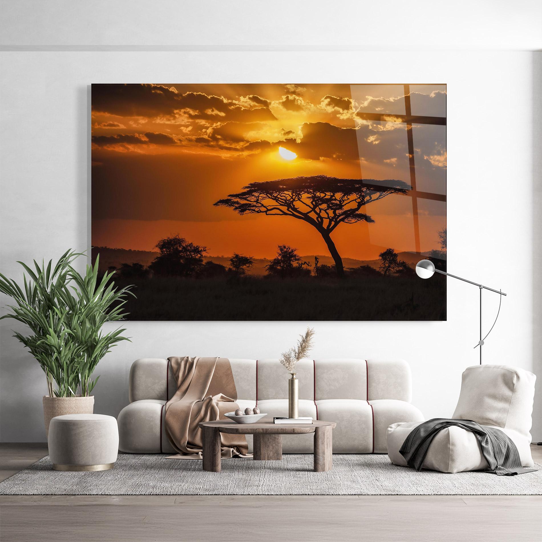 Glasbild Mesmerizing View mockup 9