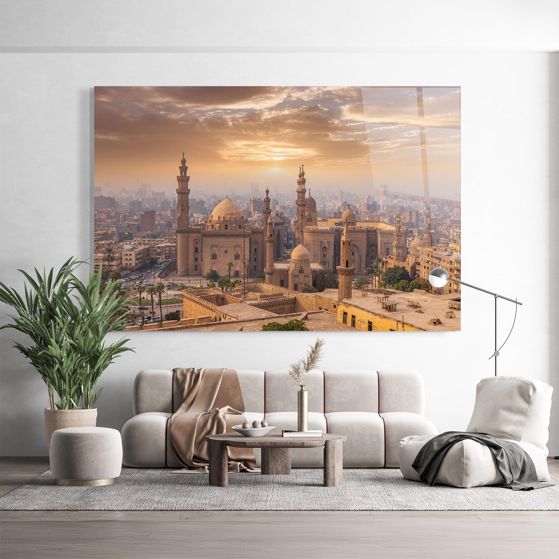 Glasbild Mosque Madrasa View mockup 9