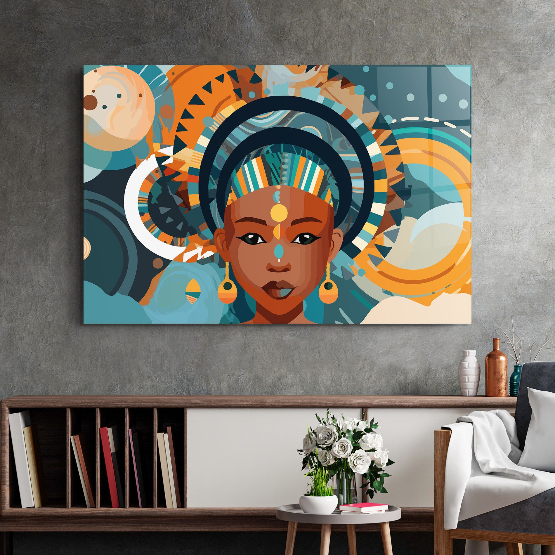 African Colorful Child mockup 2