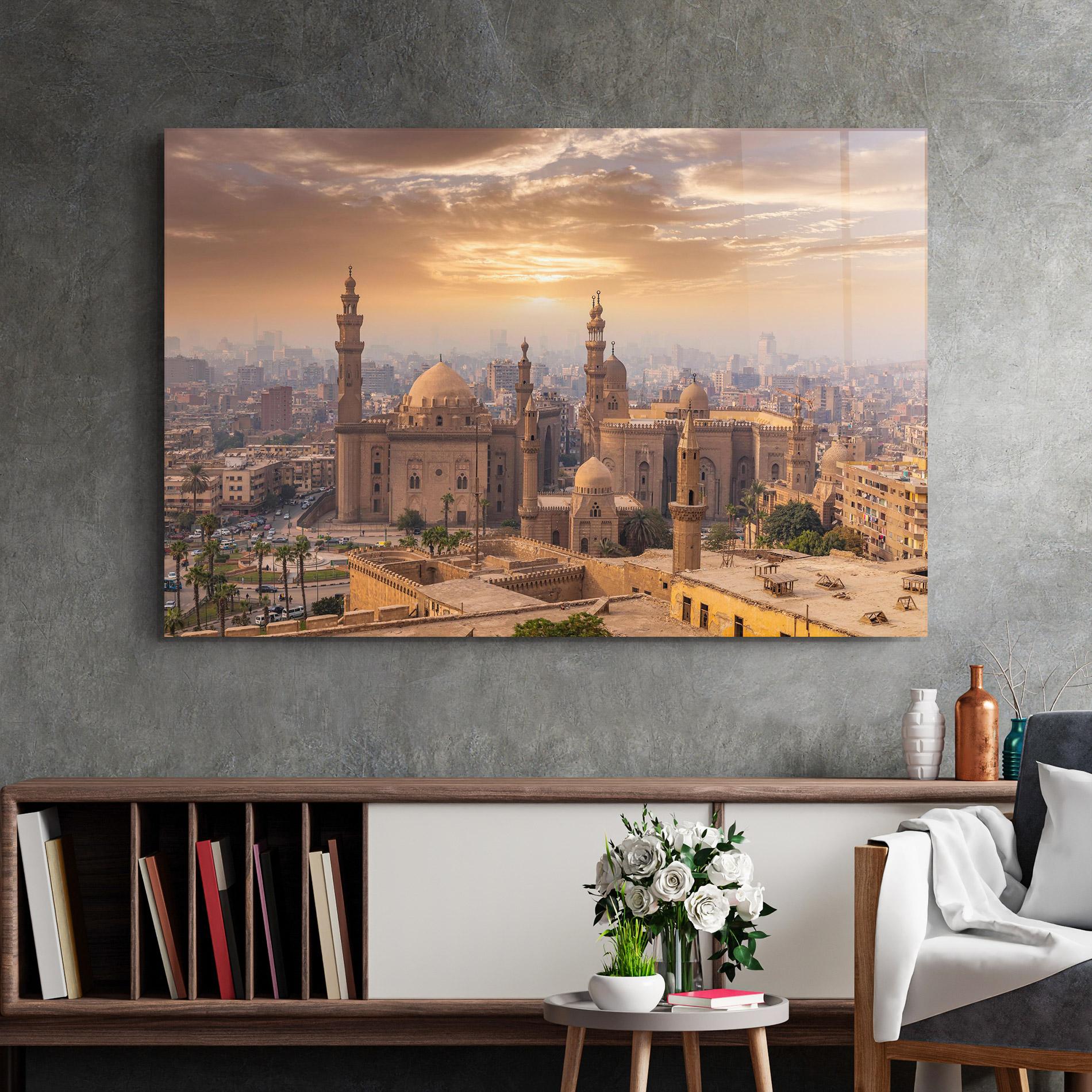 Glasbild Mosque Madrasa View mockup 2