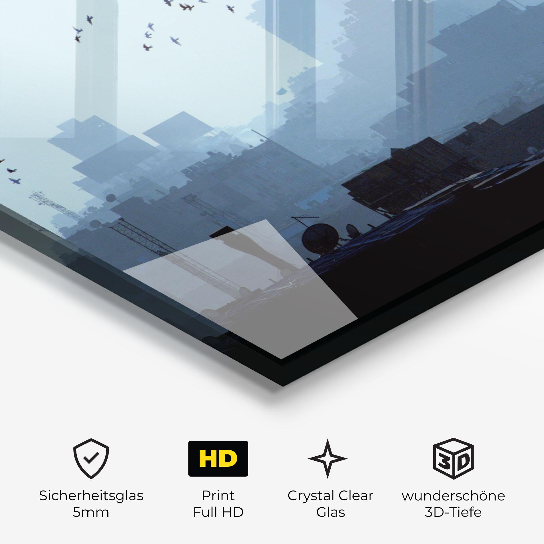 Glasbild Cairo Skyline mockup 3