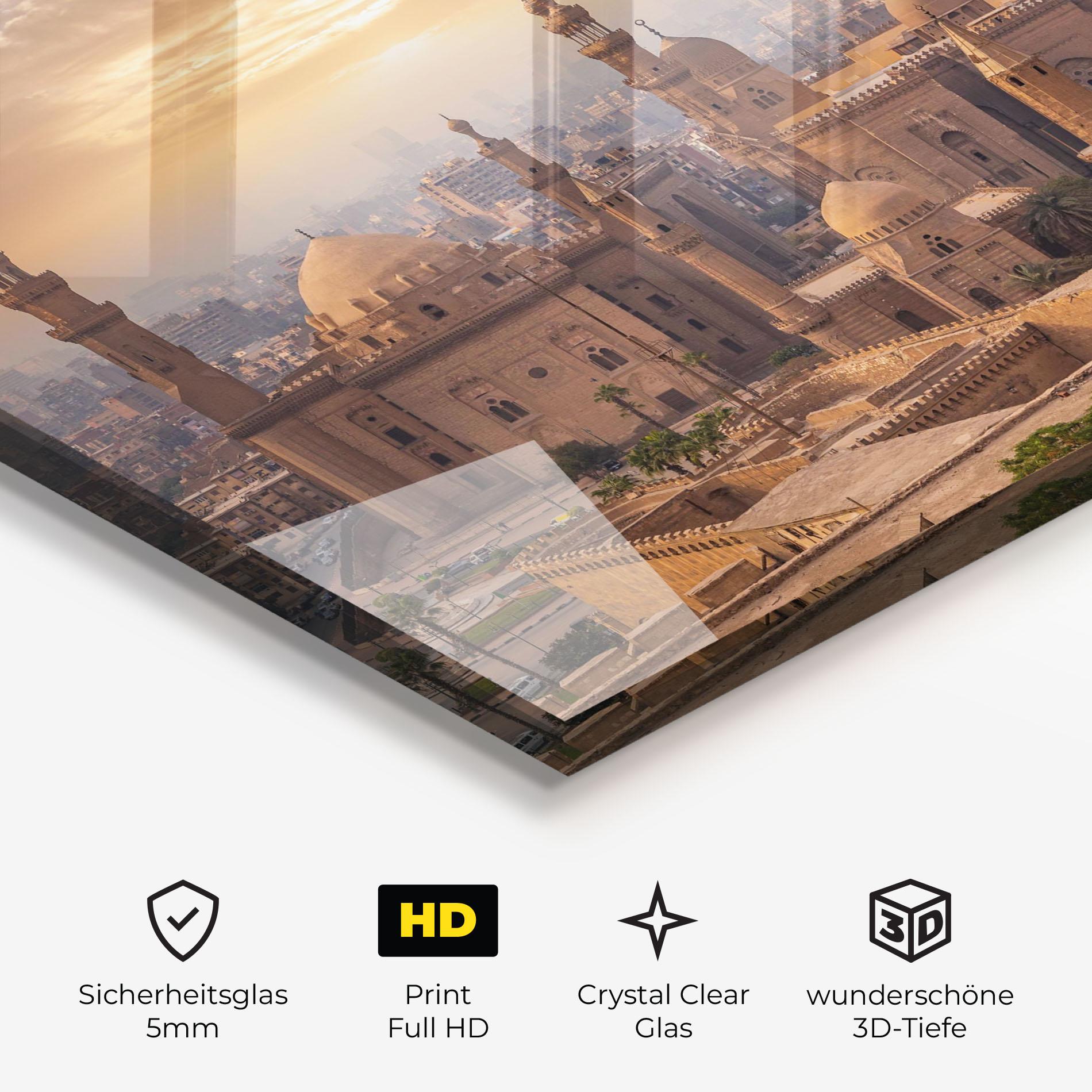 Glasbild Mosque Madrasa View mockup 3