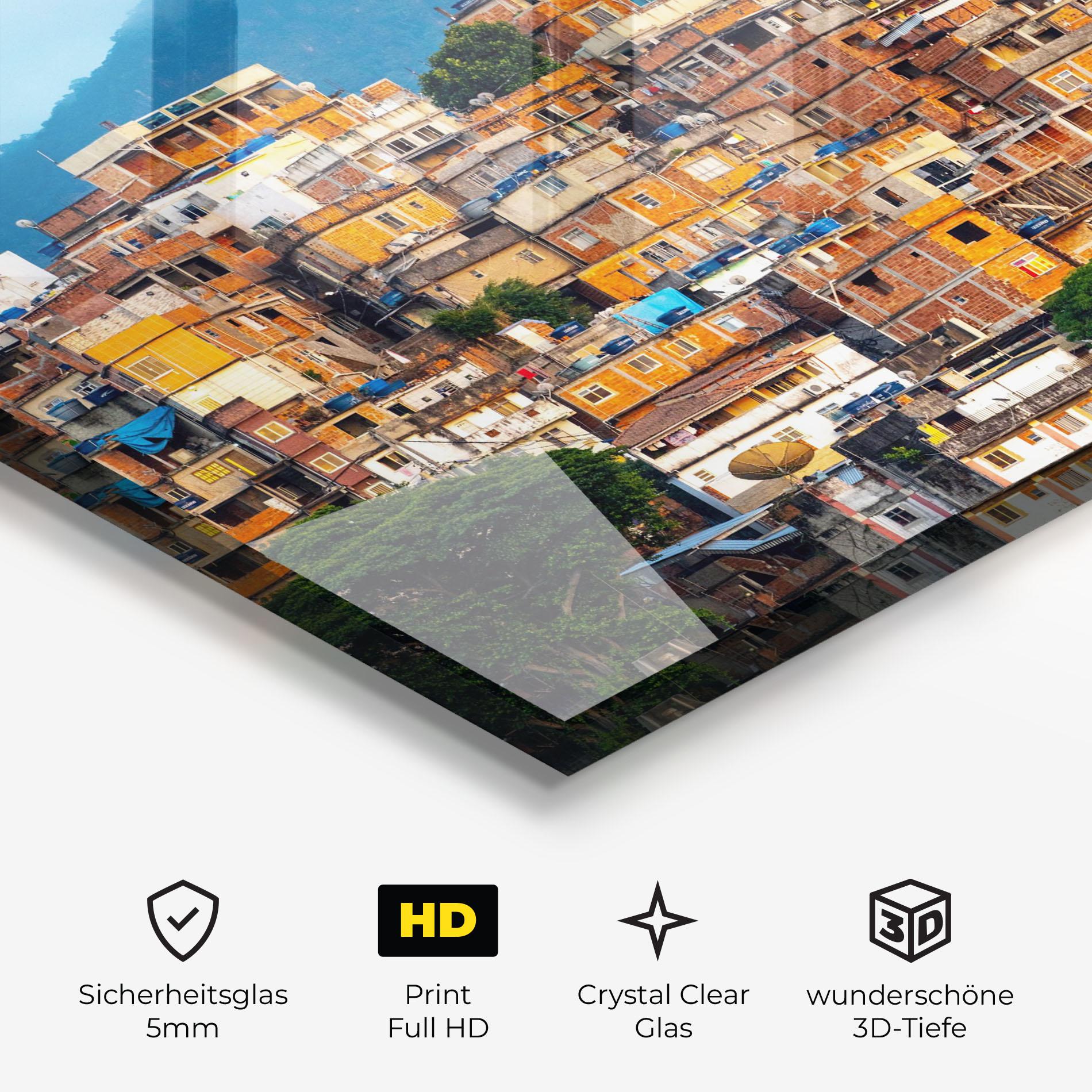 Glasbild Sunset Brazil mockup 3