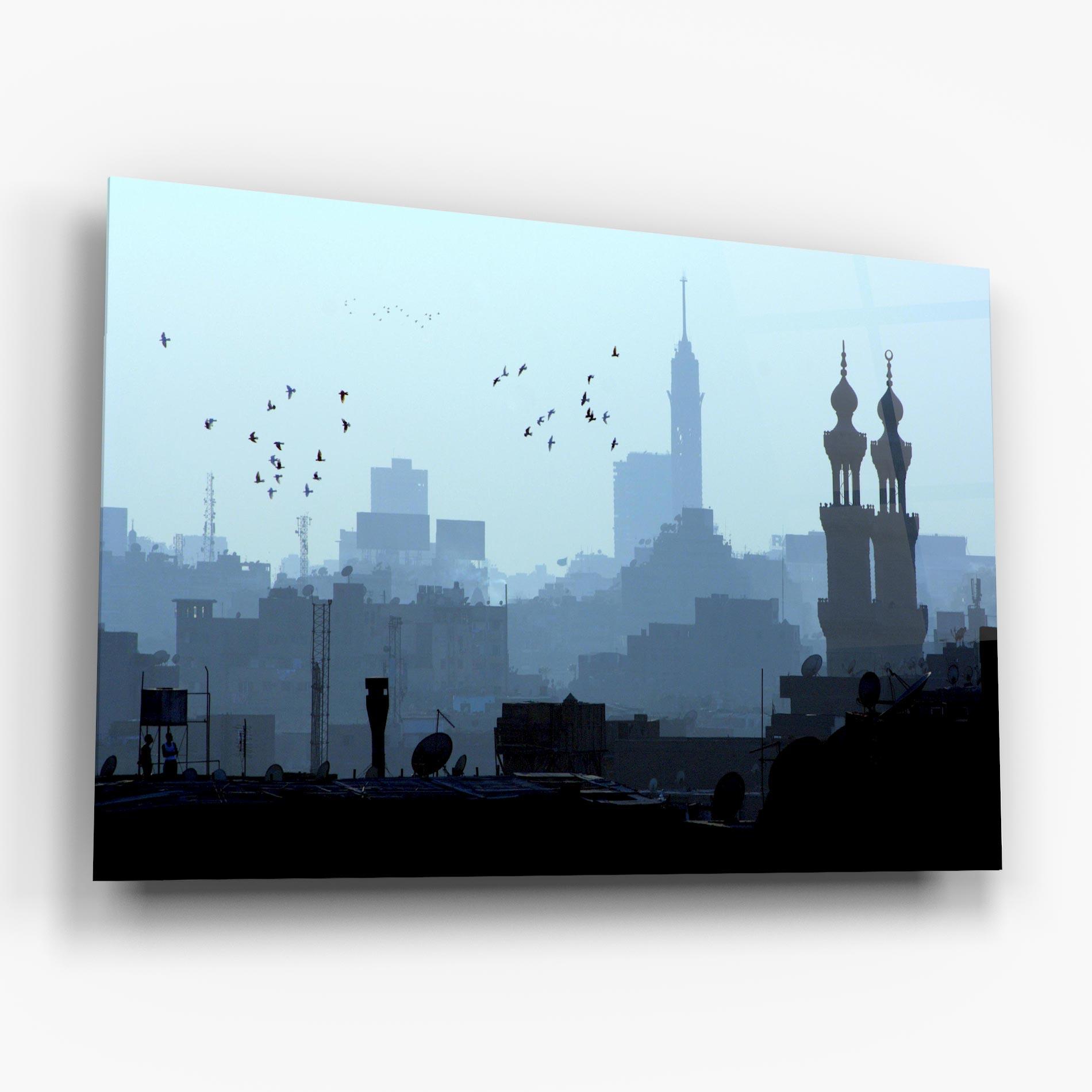 Glasbild Cairo Skyline mockup 6