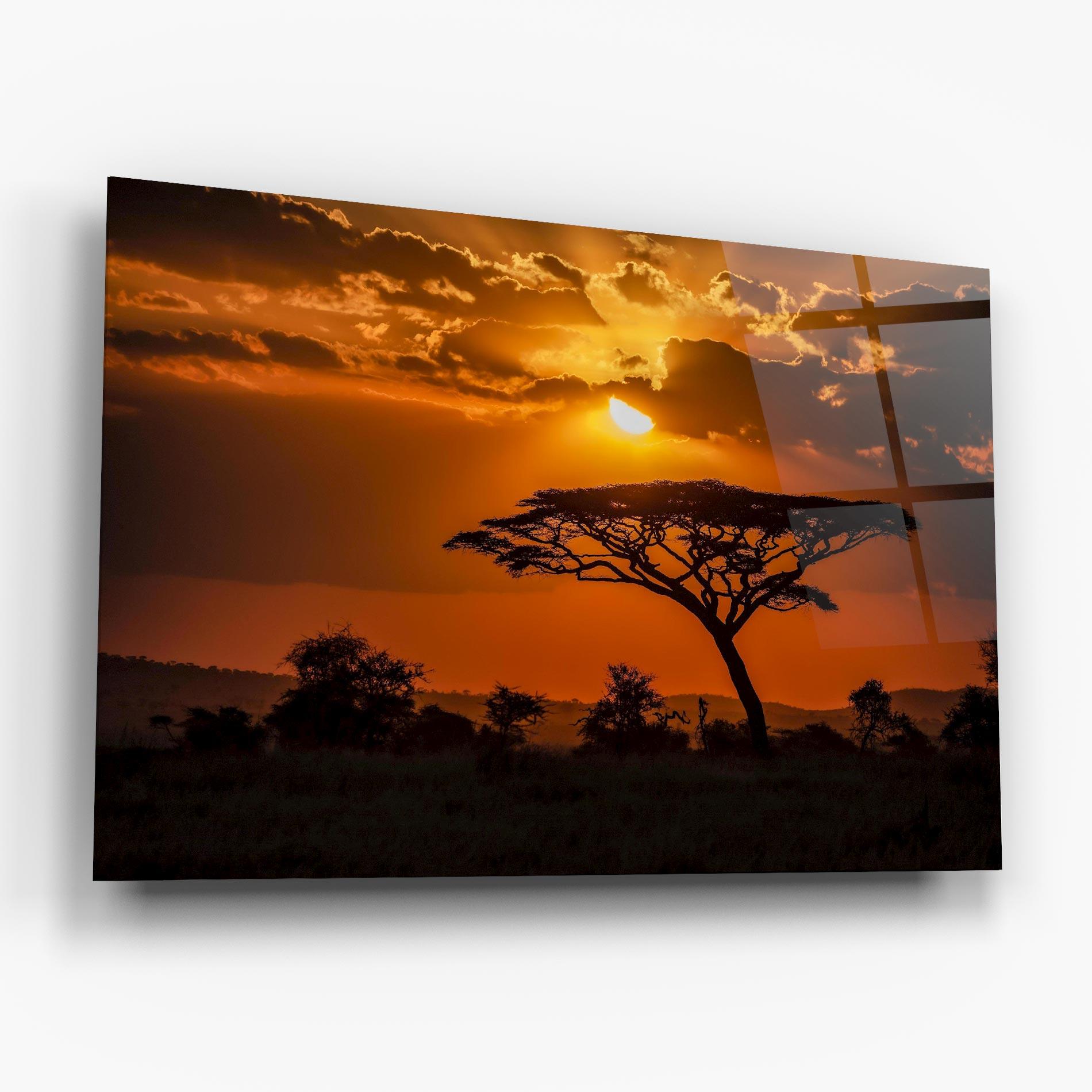 Glasbild Mesmerizing View mockup 6