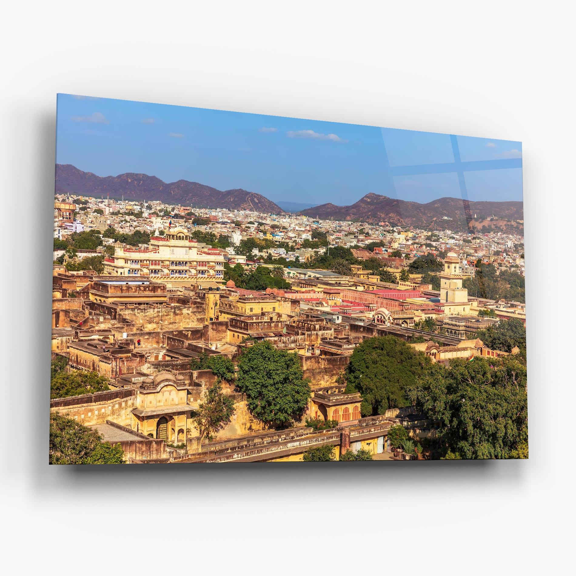 Glasbild Pink City Jaipur mockup 6