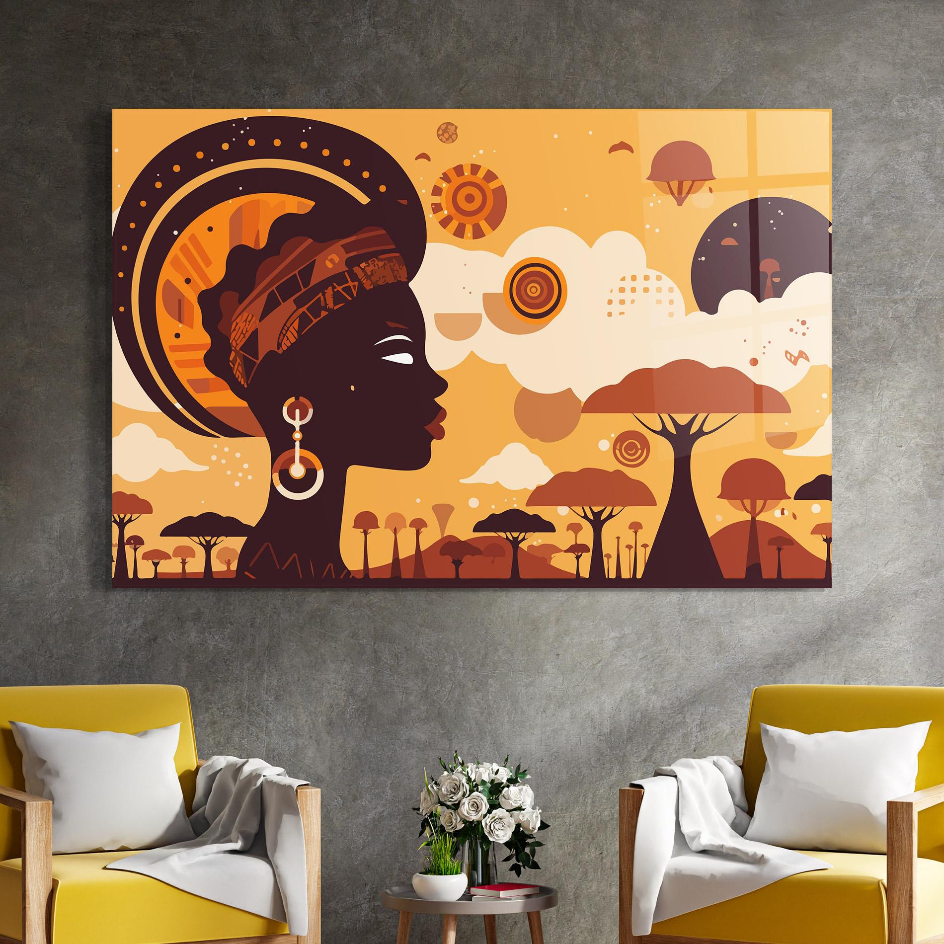 Glasbild African Art mockup 4
