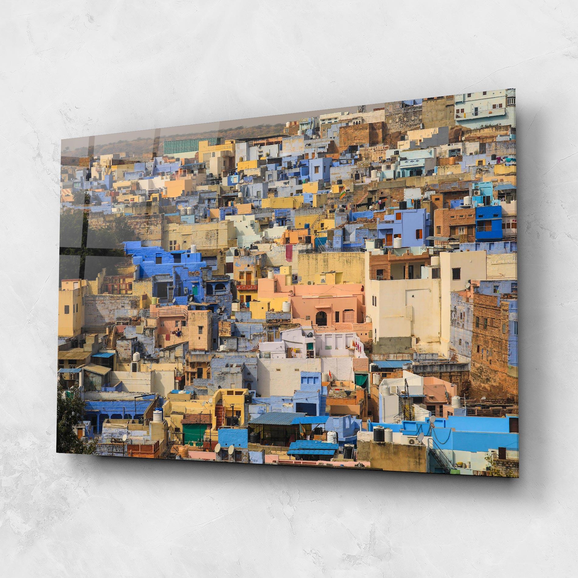 Glasbild Rajasthan View India mockup 1