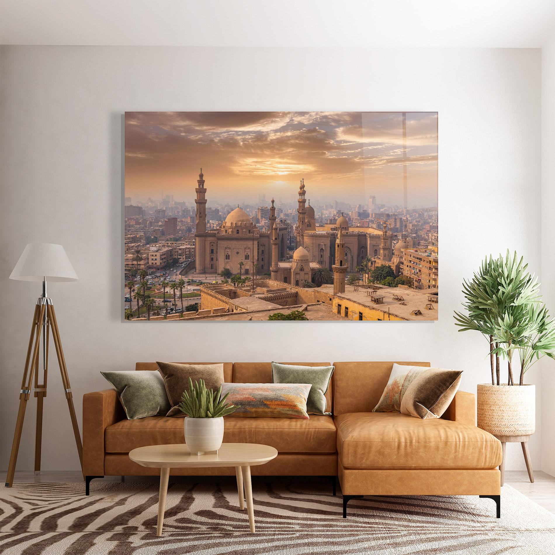 Glasbild Mosque Madrasa View mockup 7