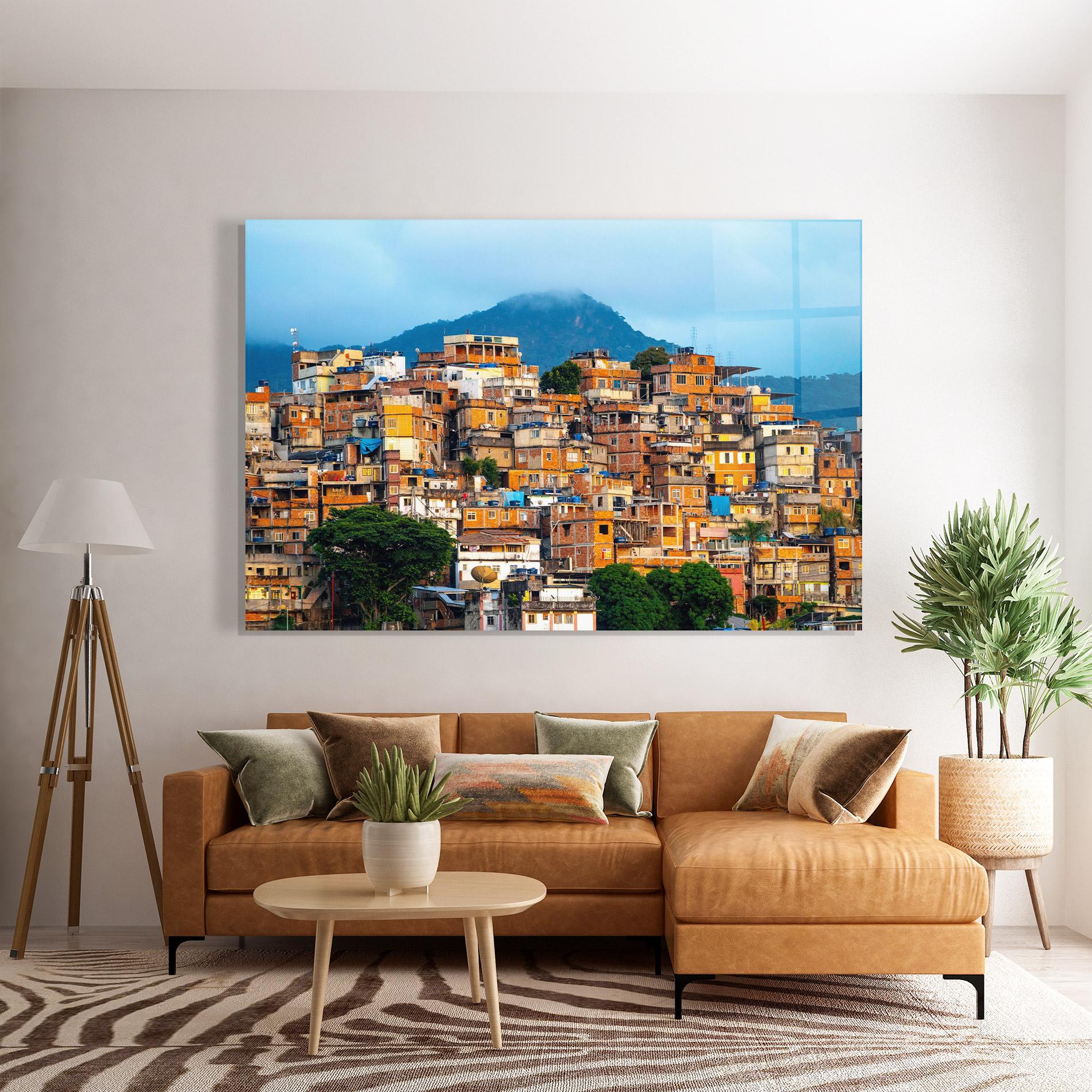 Glasbild Sunset Brazil mockup 7