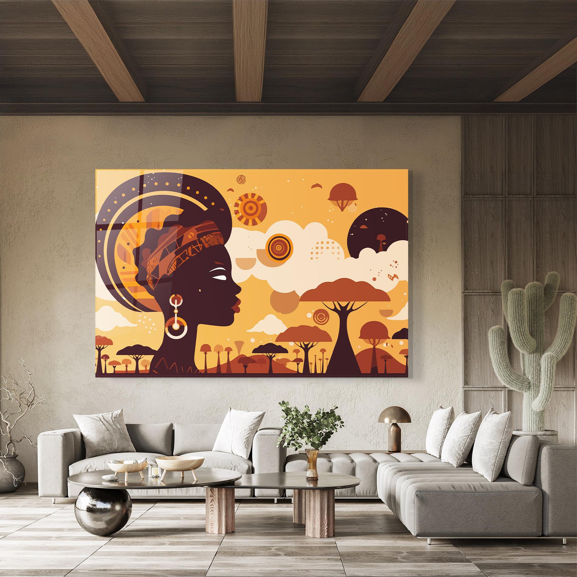 Glasbild African Art mockup 8