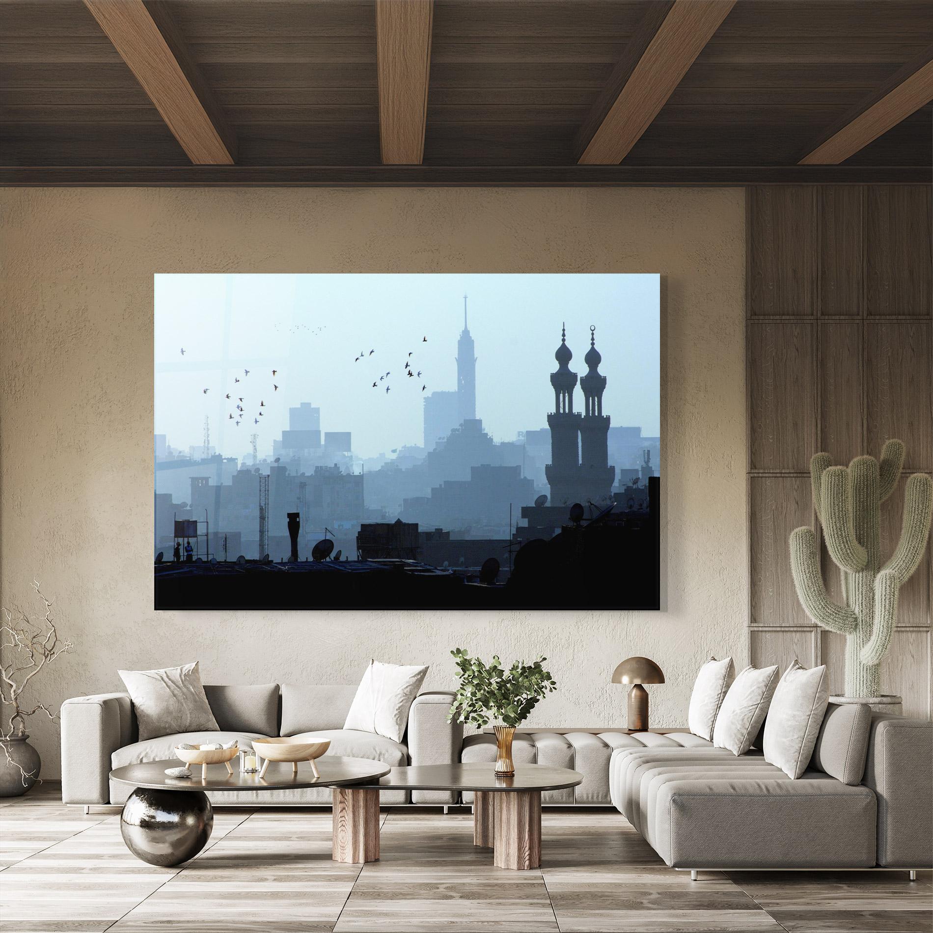 Glasbild Cairo Skyline mockup 8