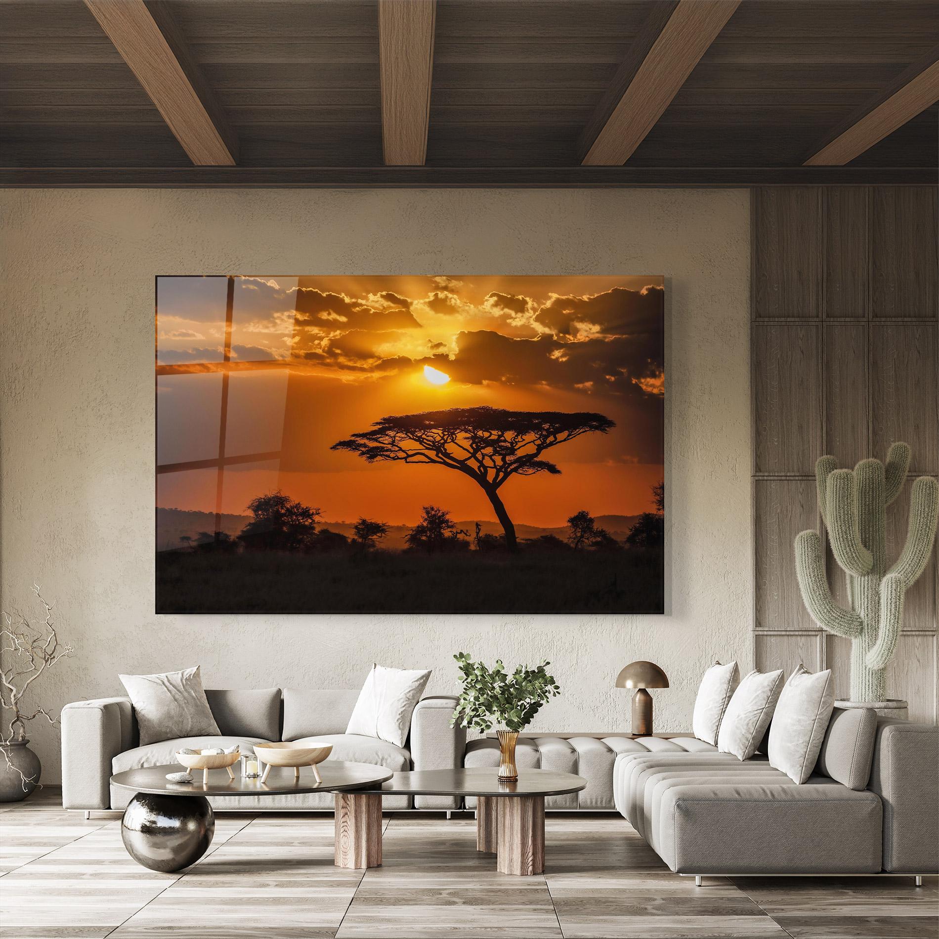 Glasbild Mesmerizing View mockup 8