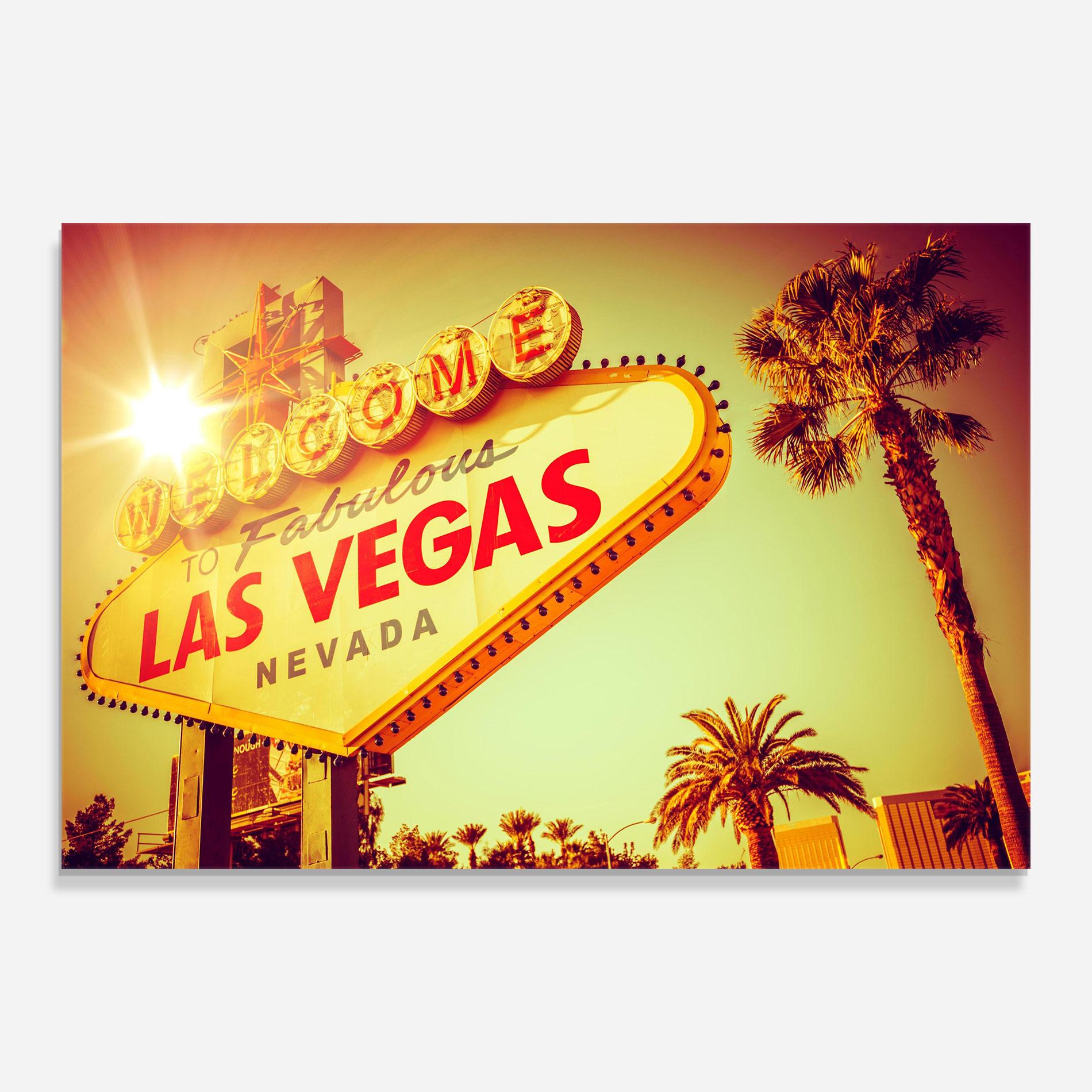 Glasbild Las Vegas Nevada mockup 0