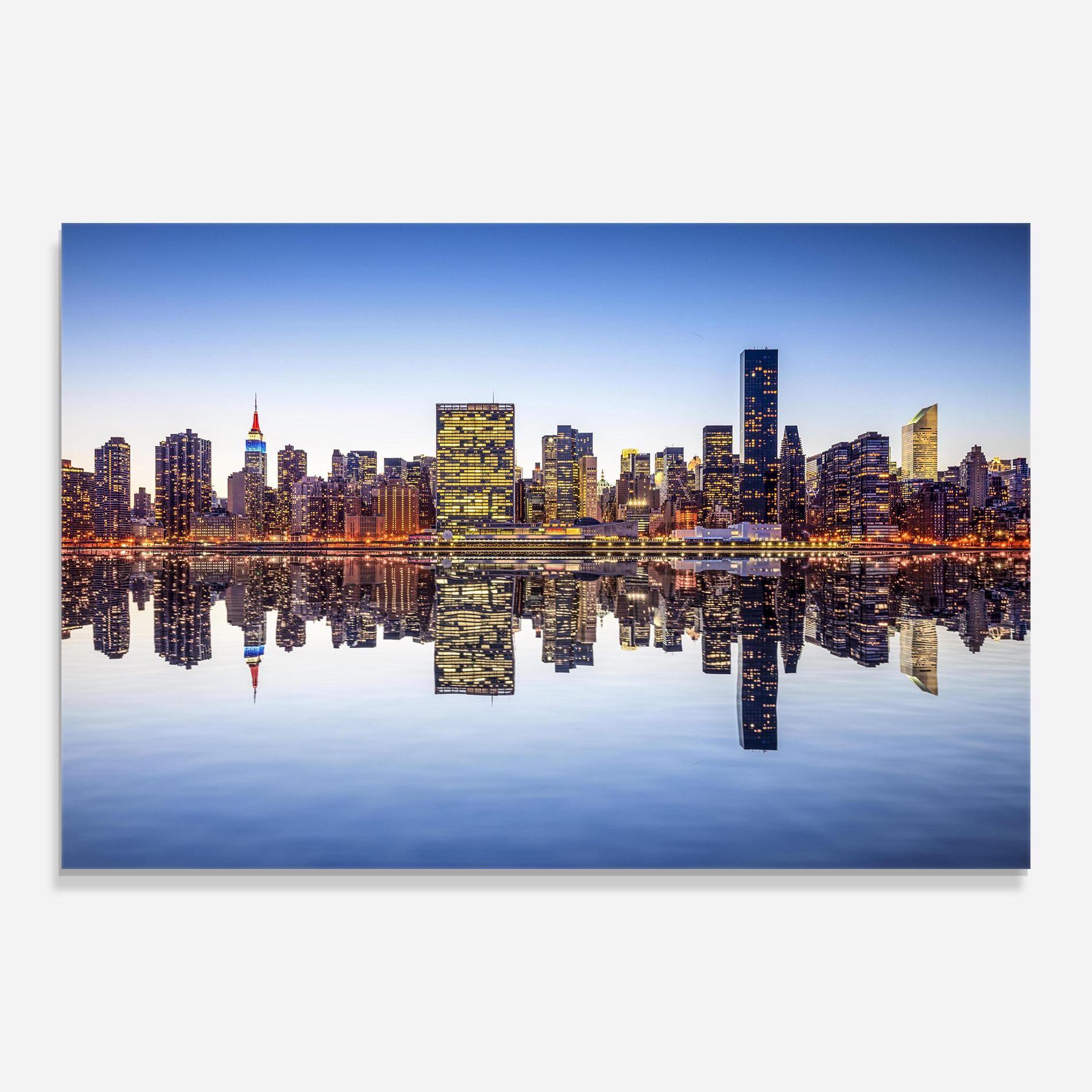 Glasbild New York City mockup 0