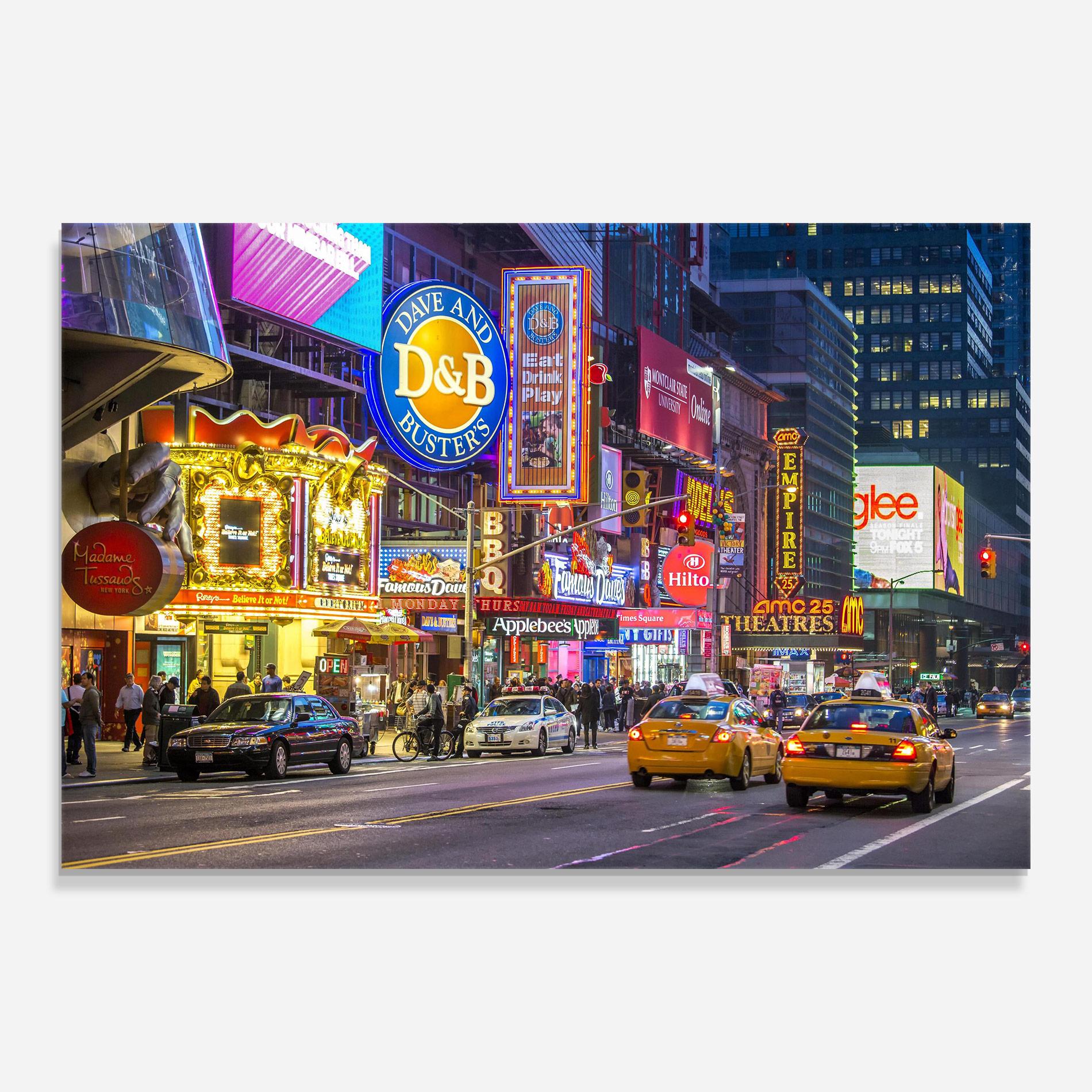 Glasbild New York Lights mockup 0