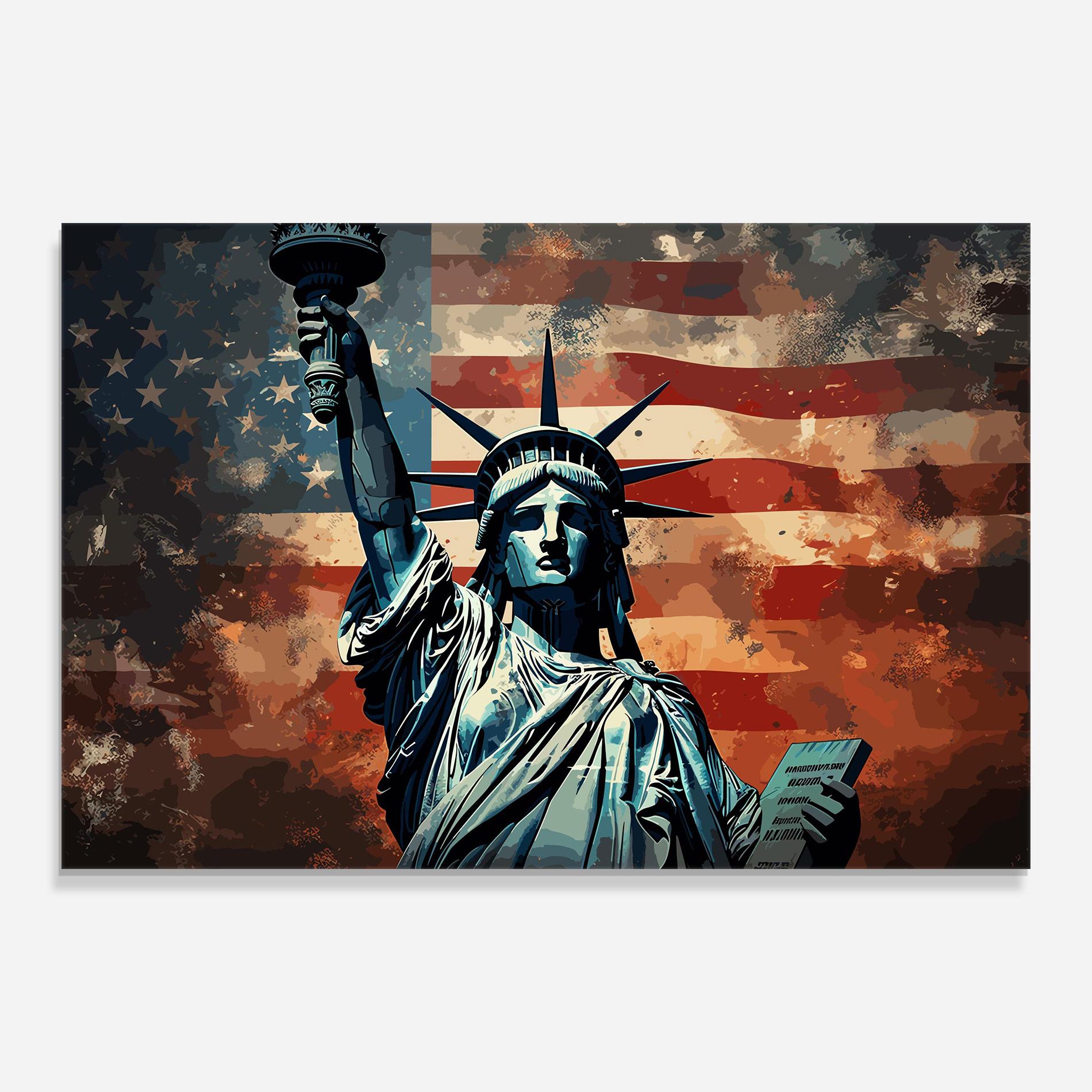 Glasbild United States Art mockup 0