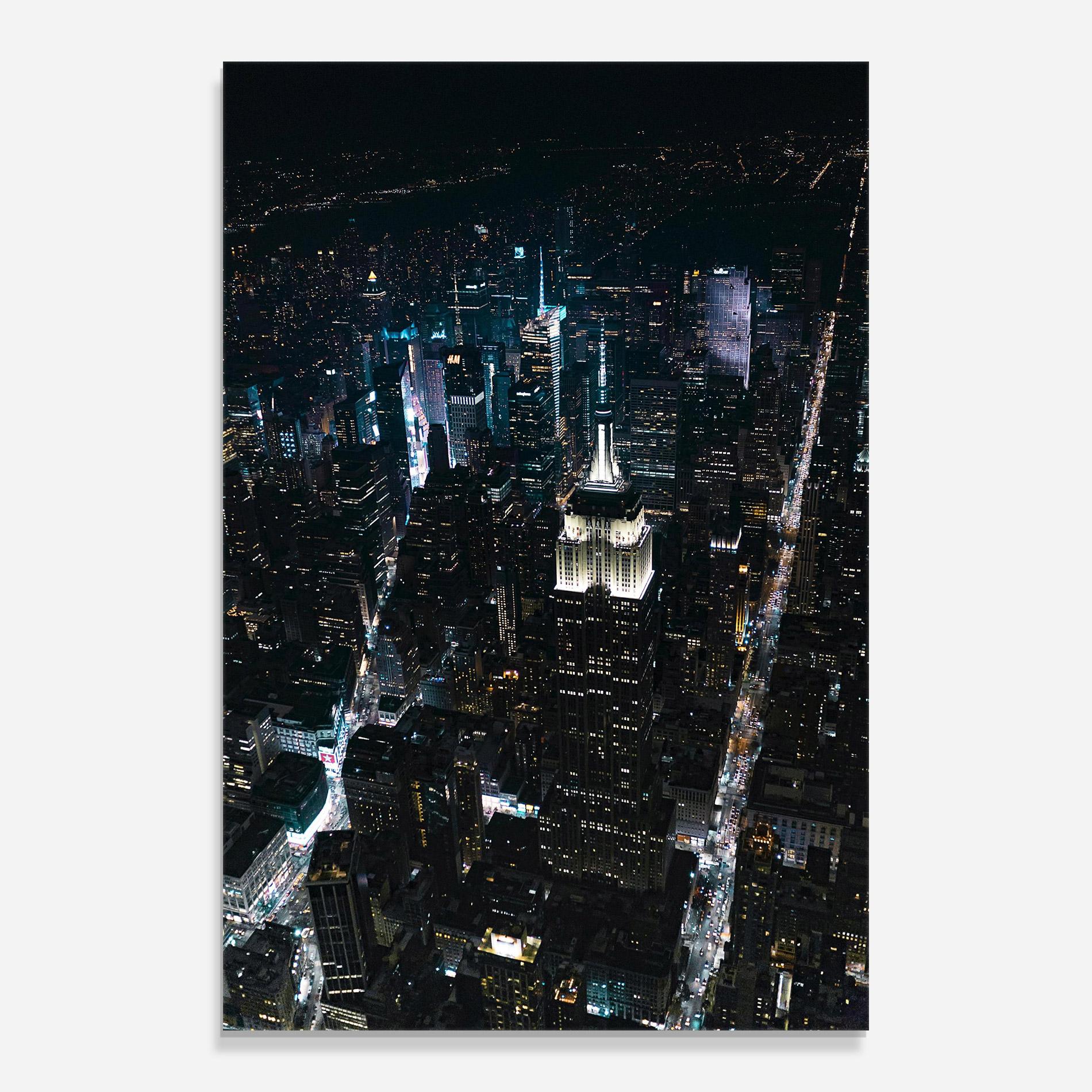 Glasbild Night Landscape mockup 0