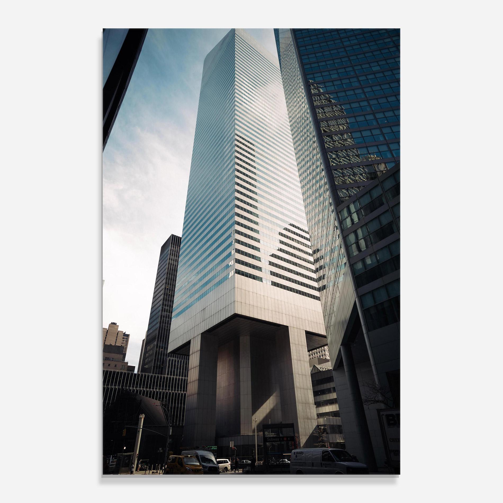 Glasbild Skyline Building mockup 0