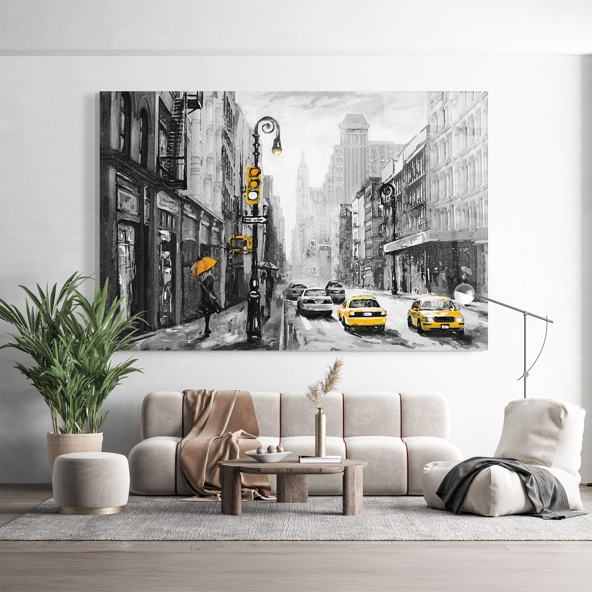 Glasbild New York Shades mockup 9