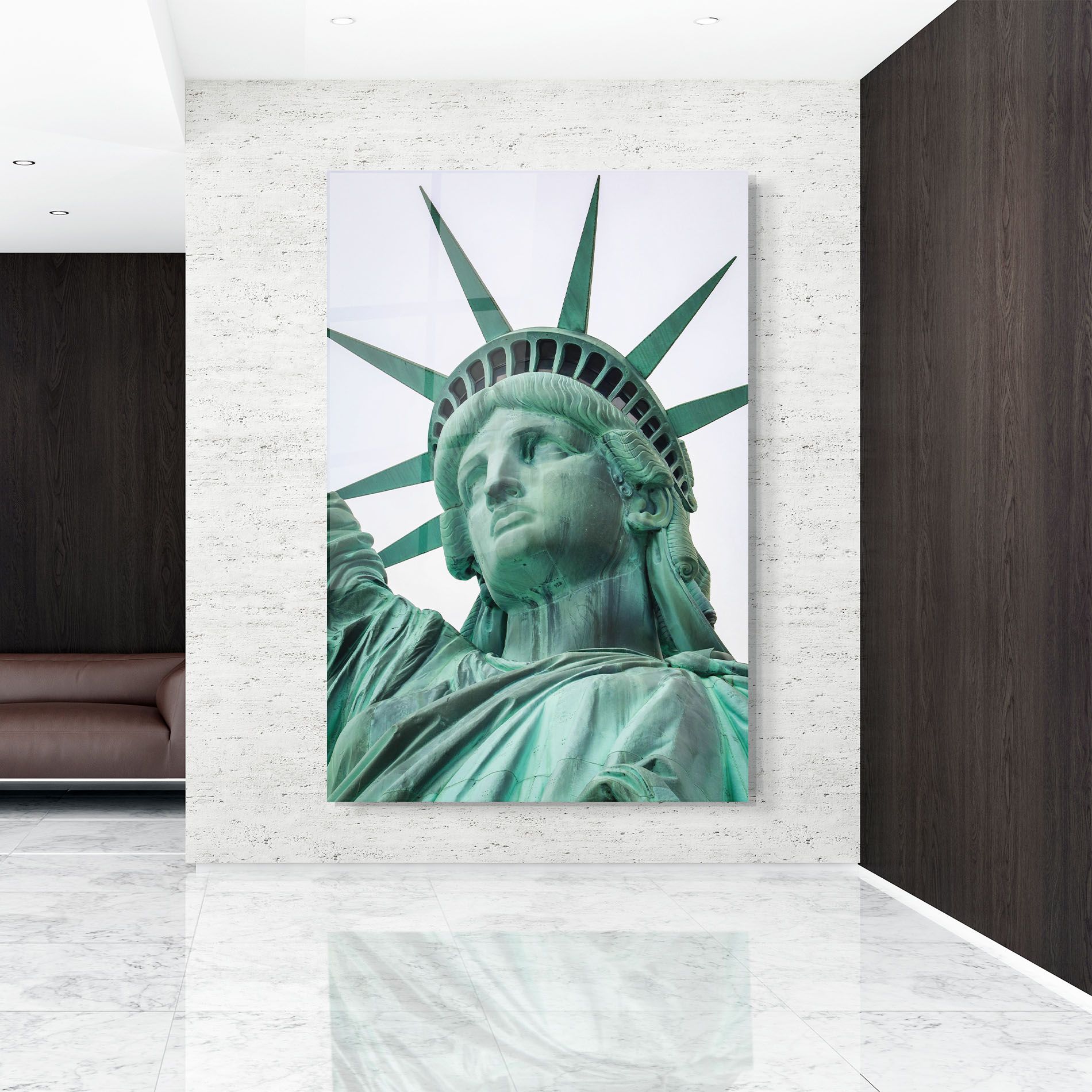 Statue Of Liberty Head mockup 9