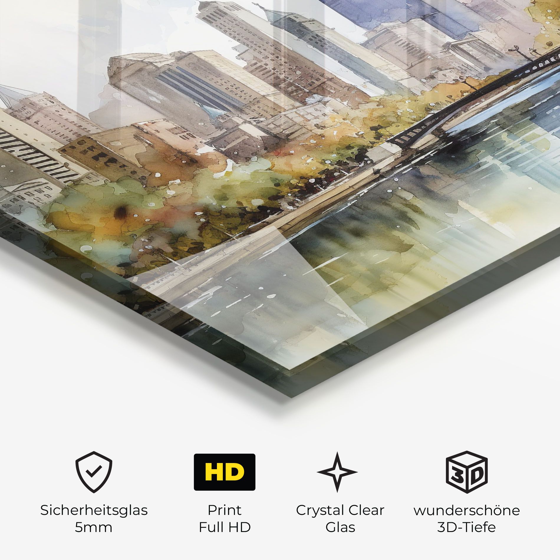 City Skyline Painting mockup 3