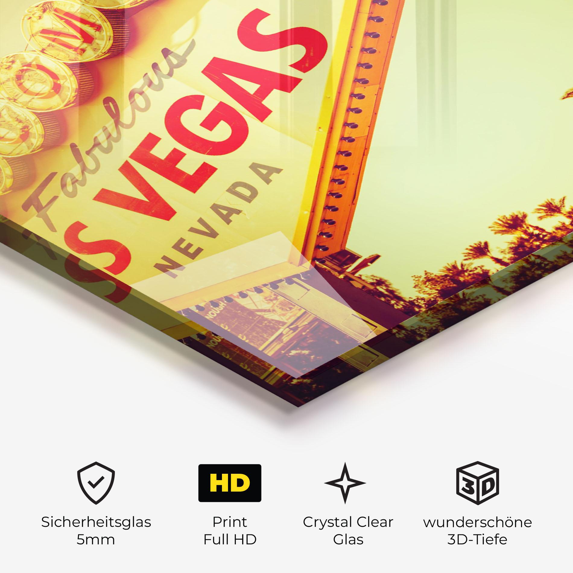 Glasbild Las Vegas Nevada mockup 3