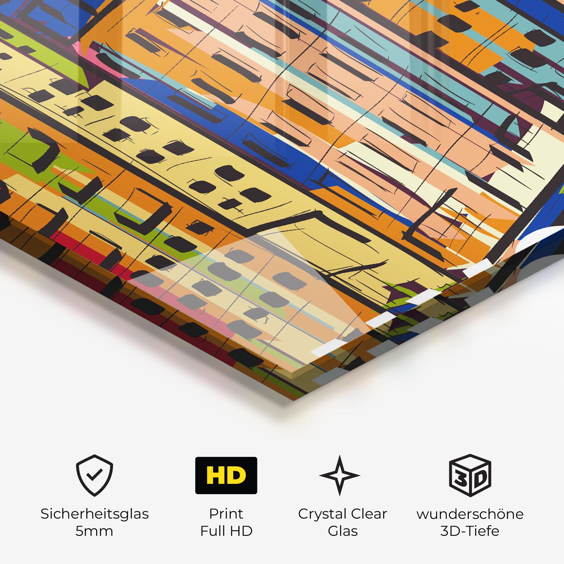 Glasbild New York City Art mockup 3