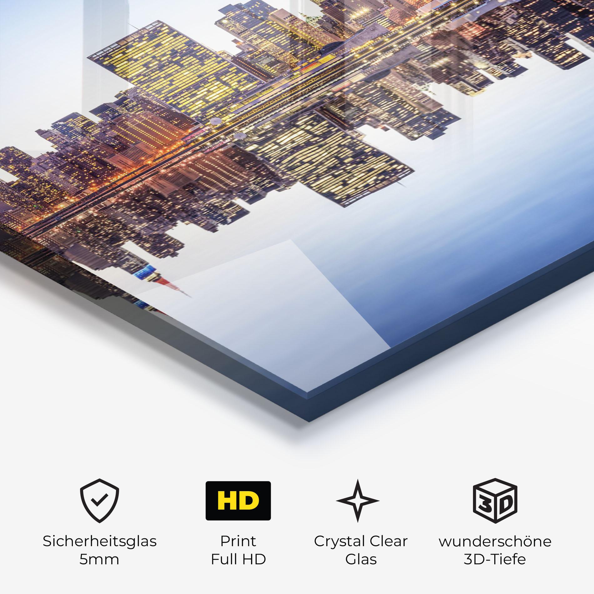 Glasbild New York City mockup 3