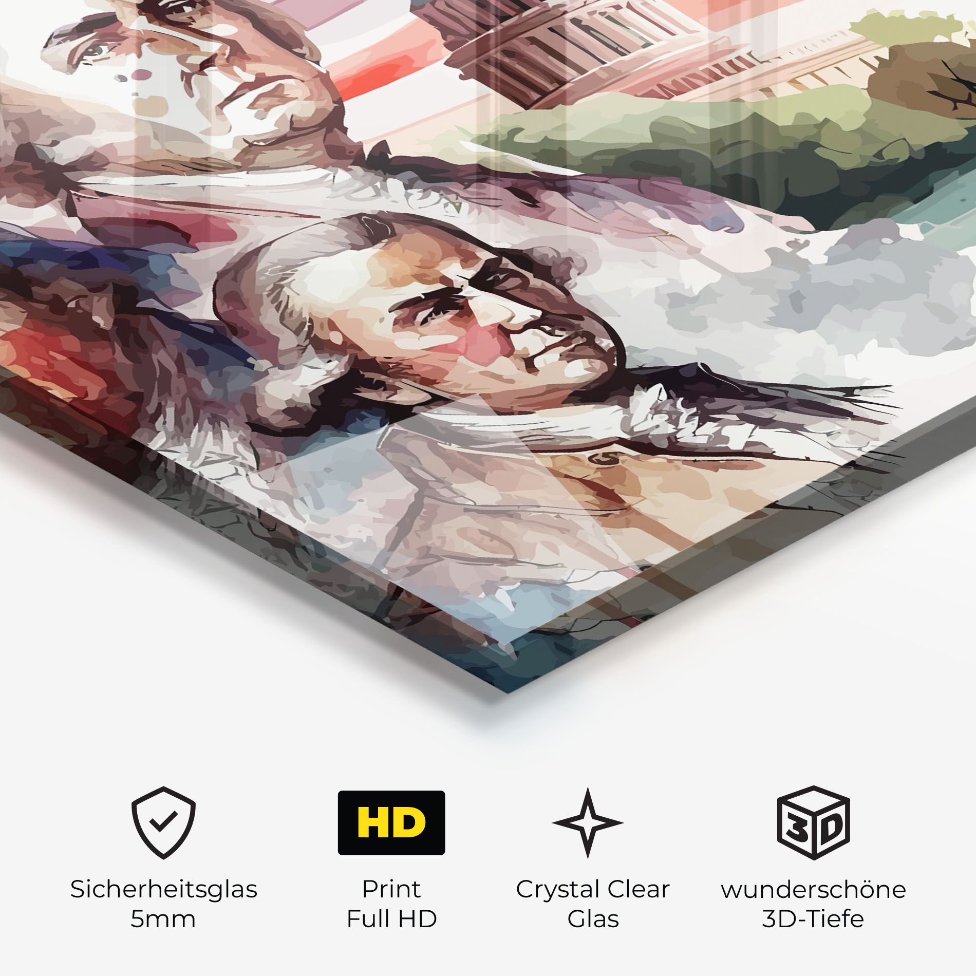 Usa Flag Art mockup 3